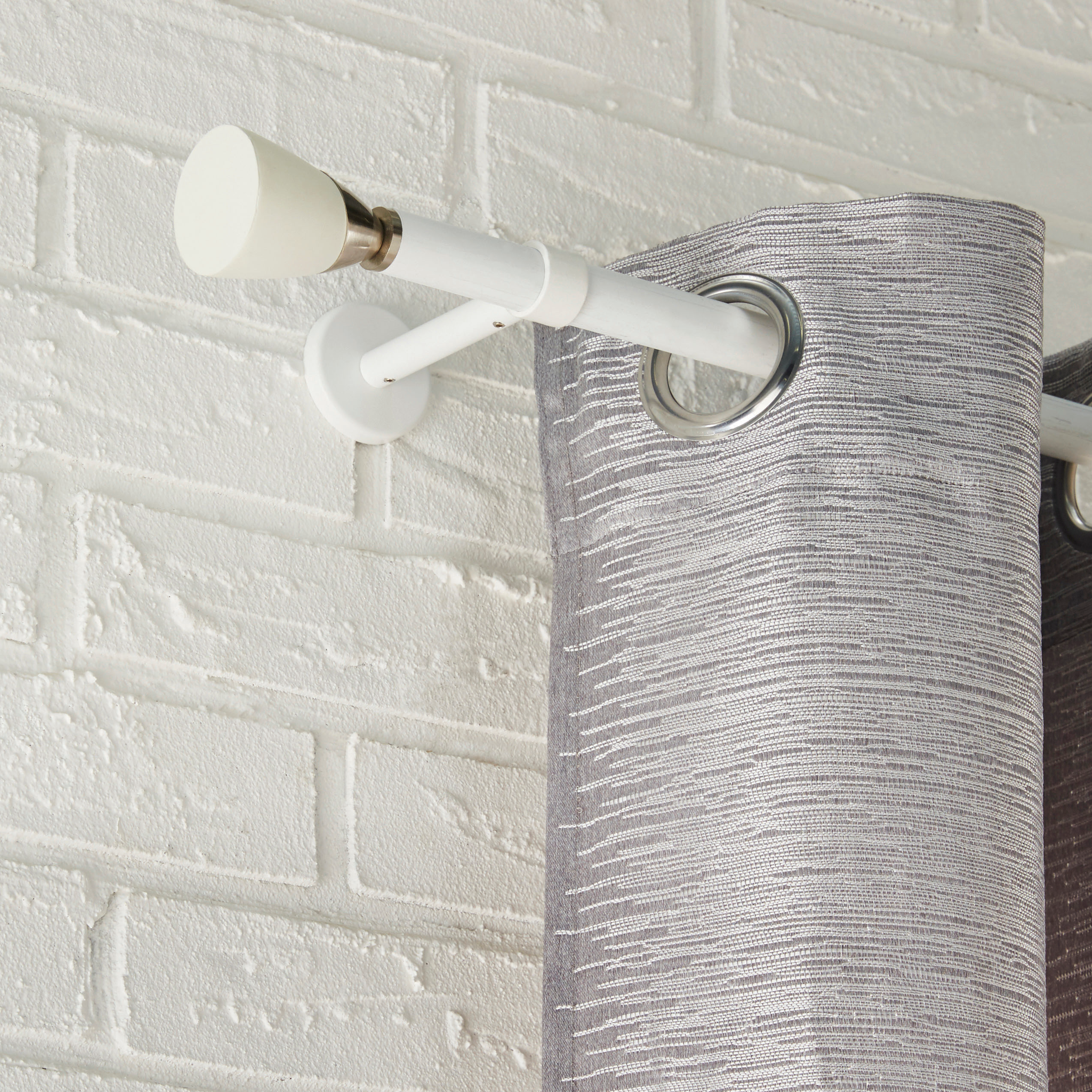 Tenda INSPIRE Diamentica grigio, occhiello 140x280 cm - 6