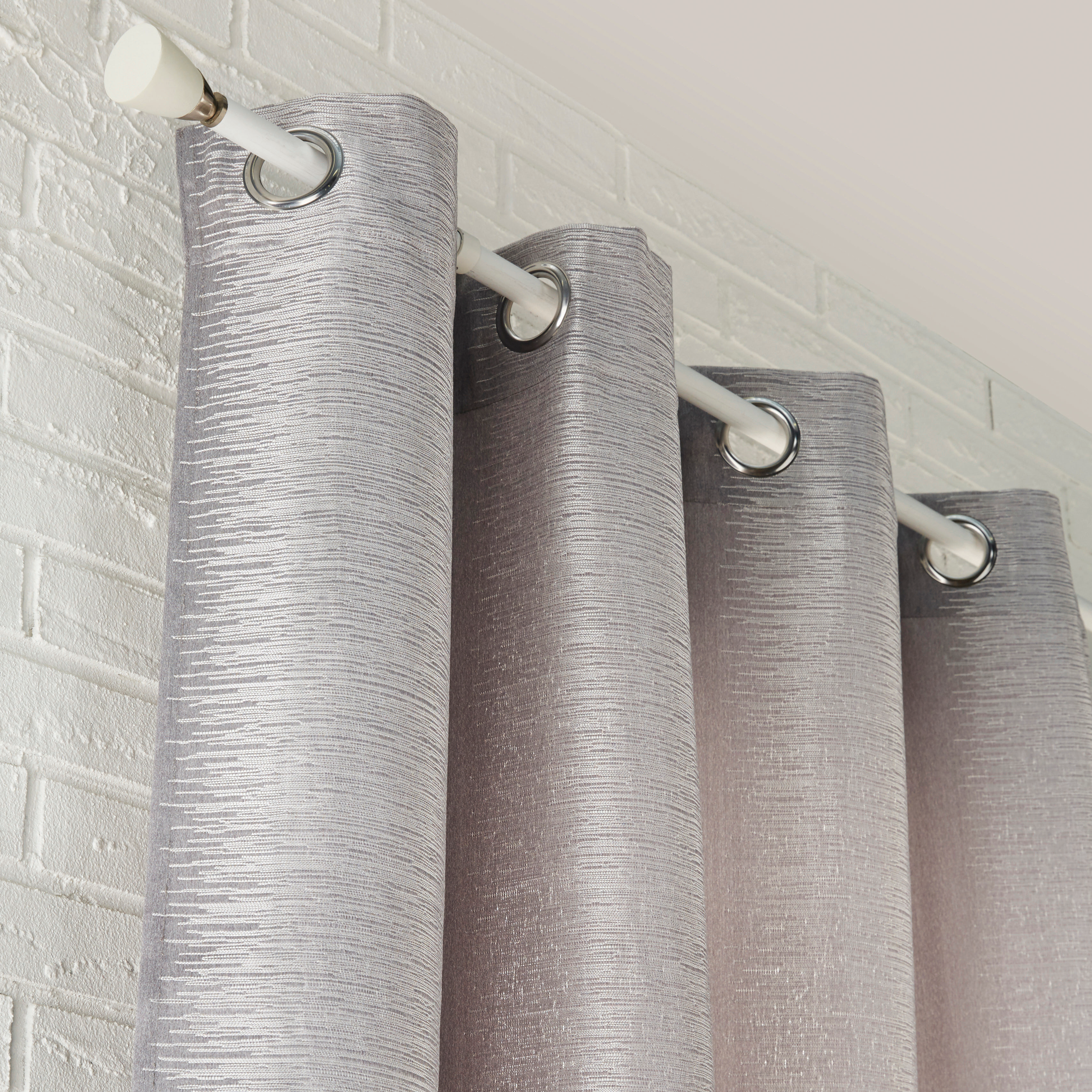 Tenda INSPIRE Diamentica grigio, occhiello 140x280 cm - 5