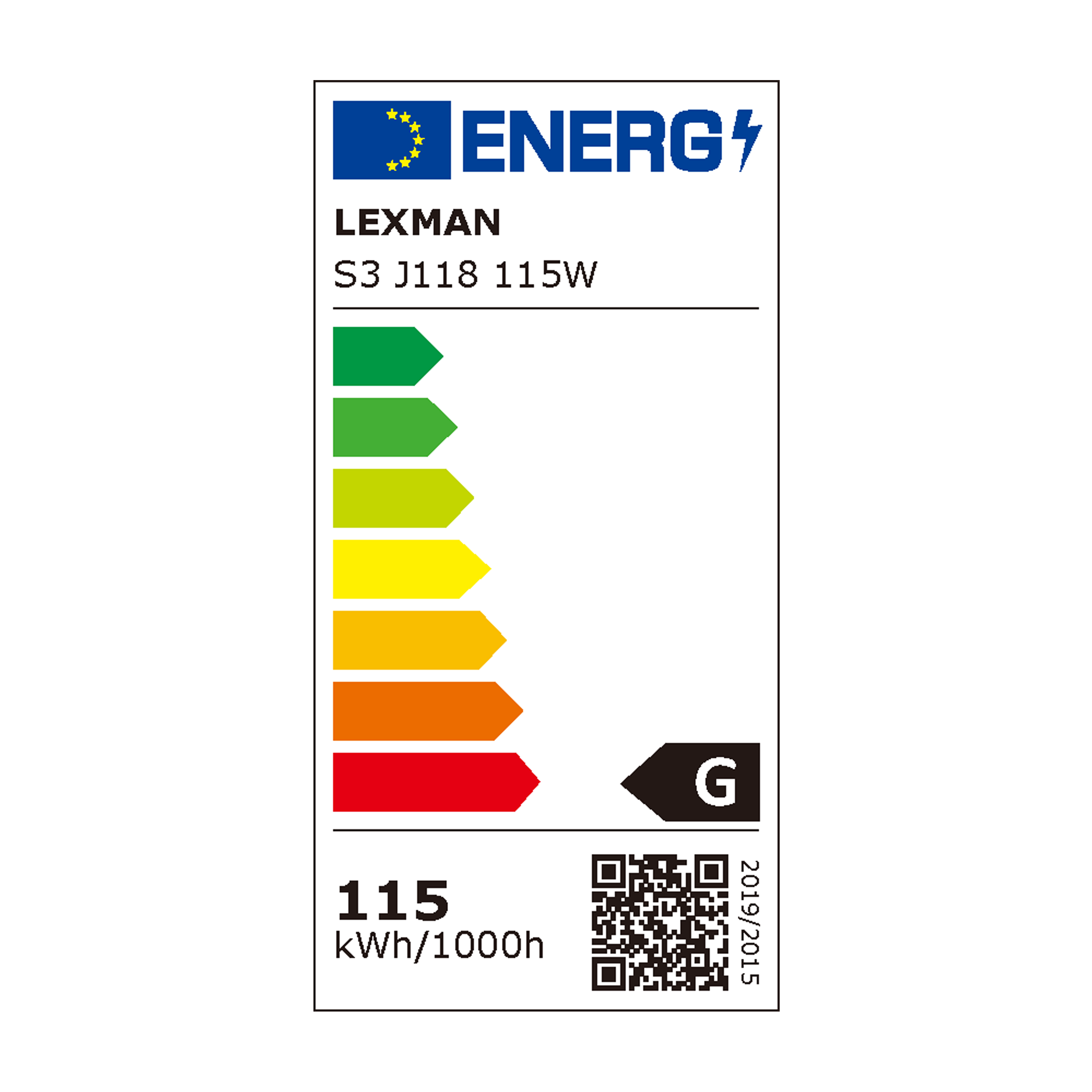 3 ampoules halogène, crayon R7S, 118mm, 2137lm = 133W, dimmable, LEXMAN - 3