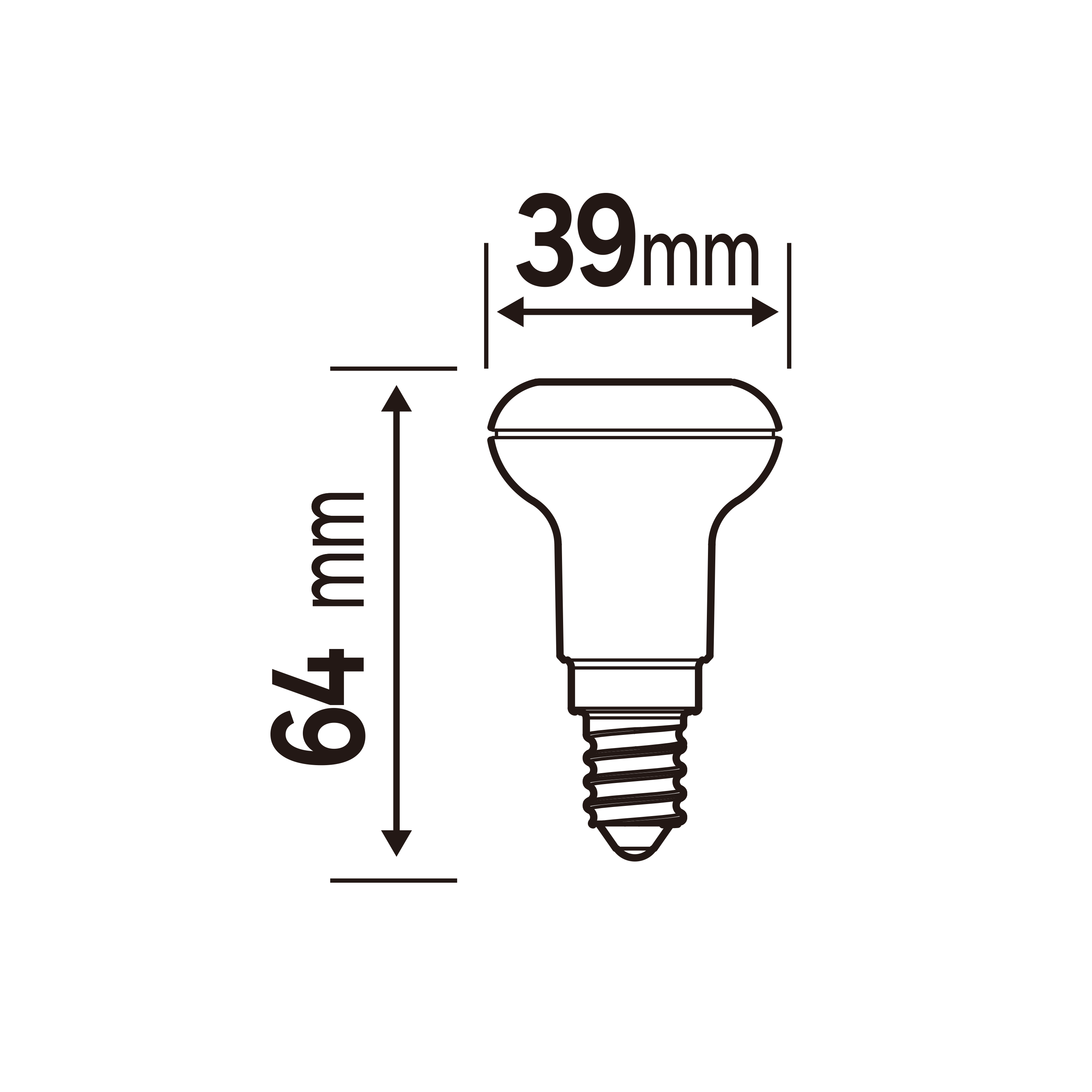 Żarówka LED E14 2 W 196 lm Ciepła biel Lexman - 3
