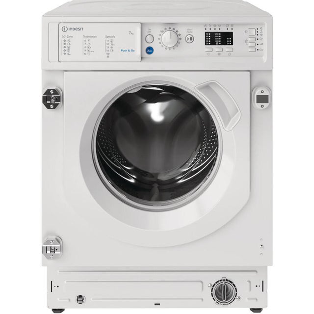 Lavatrice da incasso INDESIT, carica frontale, BI WMIL 71252 EU N, 7 Kg, 1200 giri/min, E