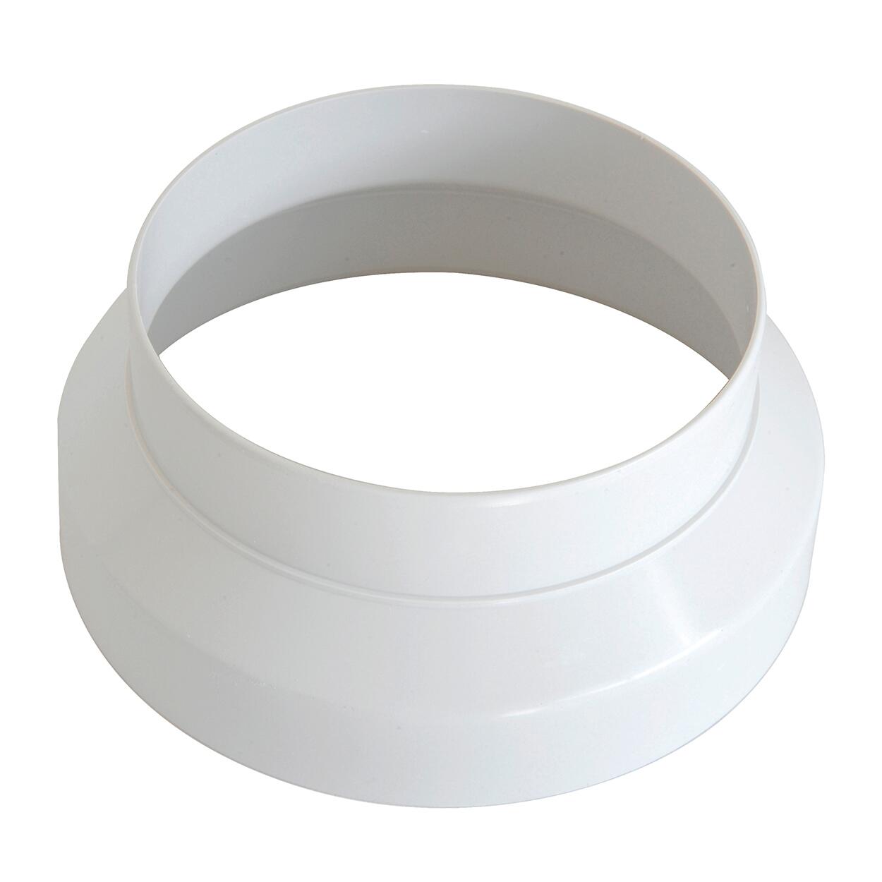 Riduzione per scarico MF ø 120/160 mm in ABS bianco - 2