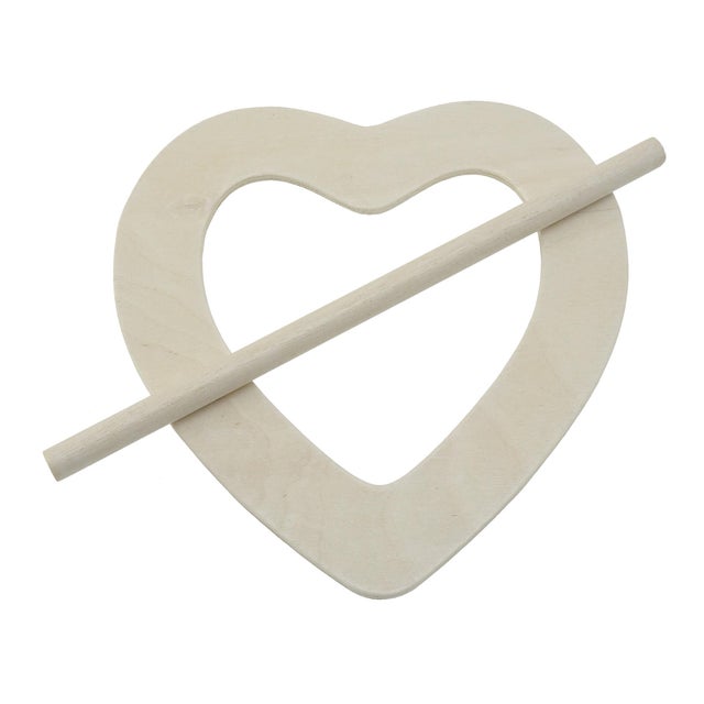 150 pezzi cuore in legno 40mm cuore legno decorazione fette fette di legno natur
