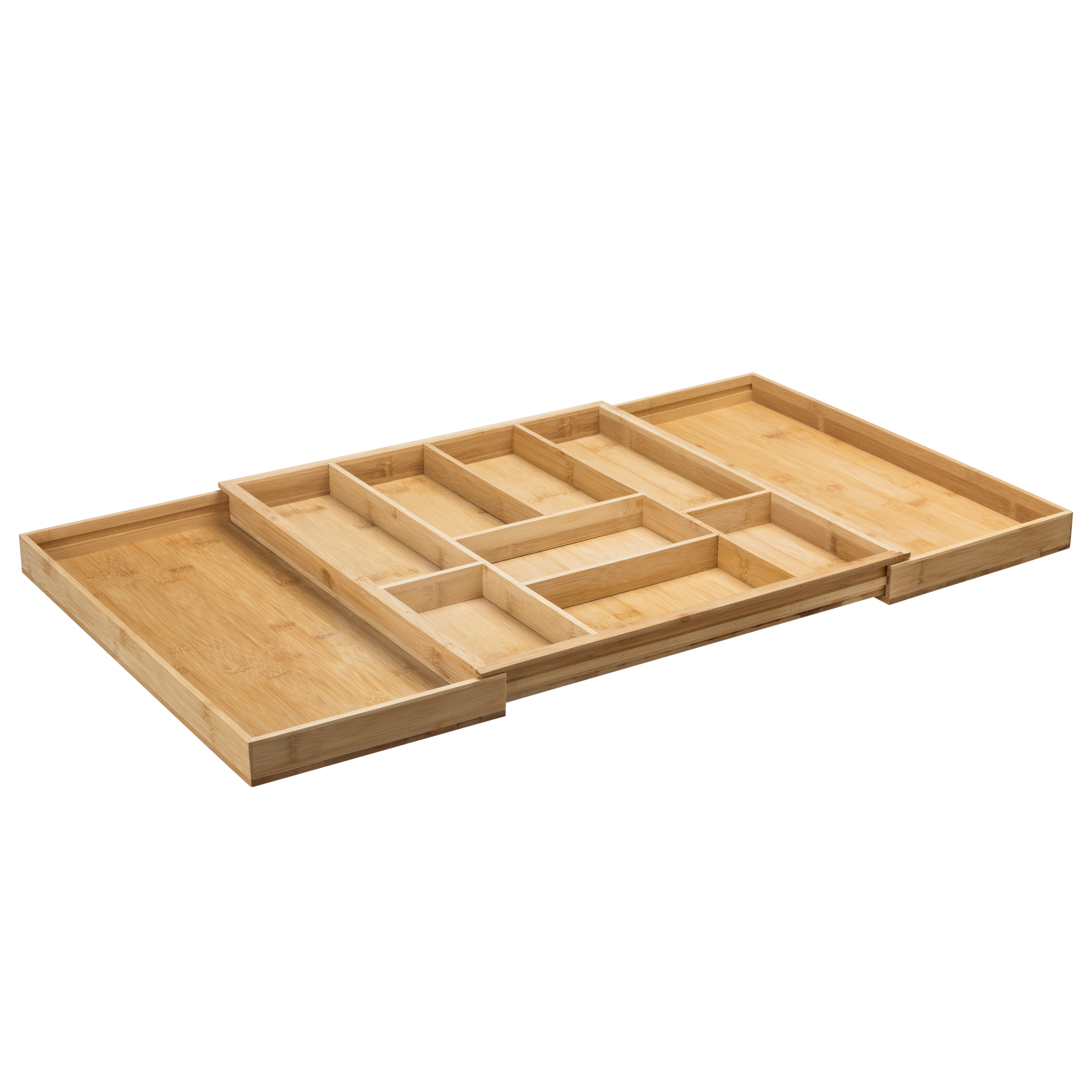 Range-couverts extensible bambou l.42 x P.45.8 cm x H.4.2 cm - 8