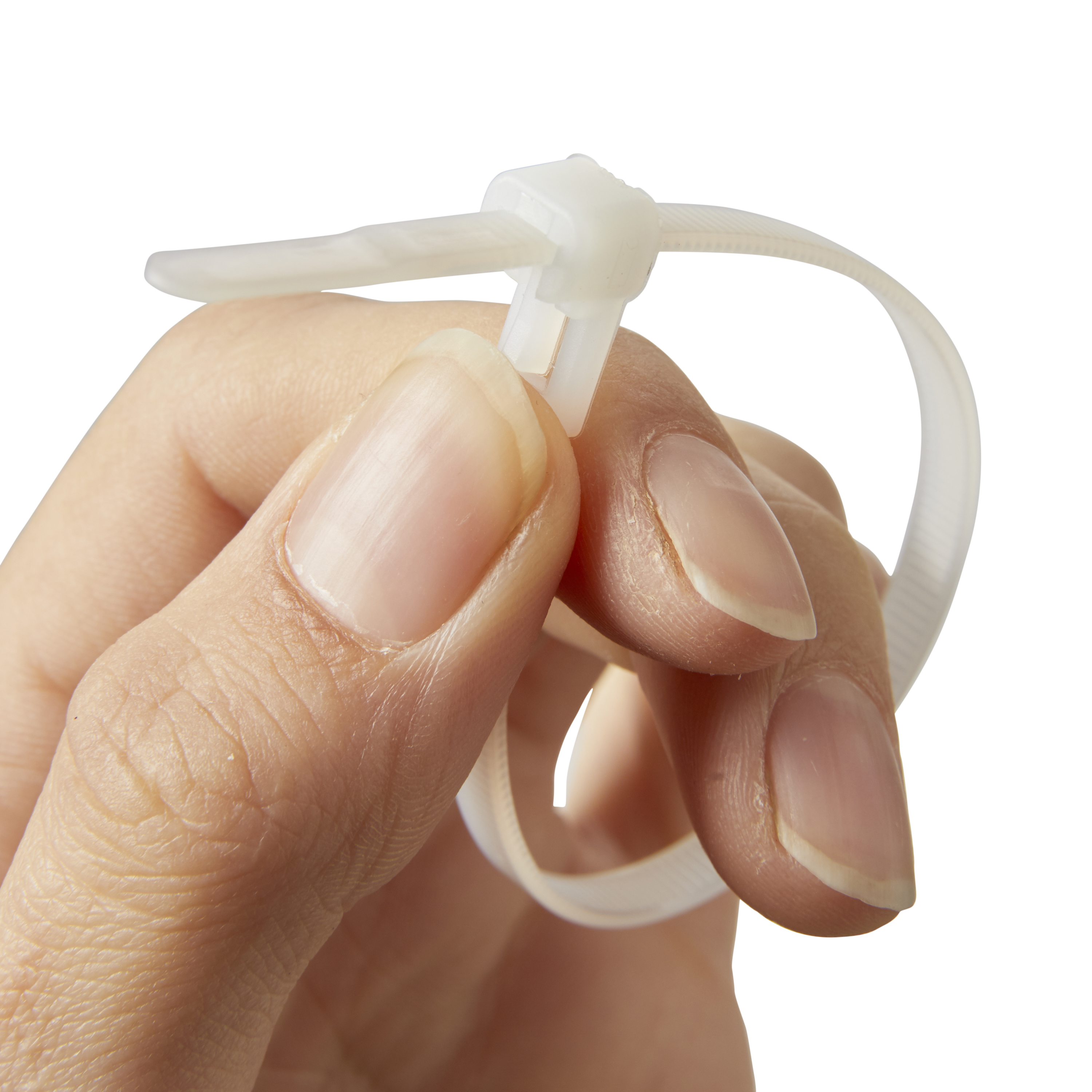 Opaska zaciskowa 4.6 x 200 mm 25 szt. biały LEXMAN - 7