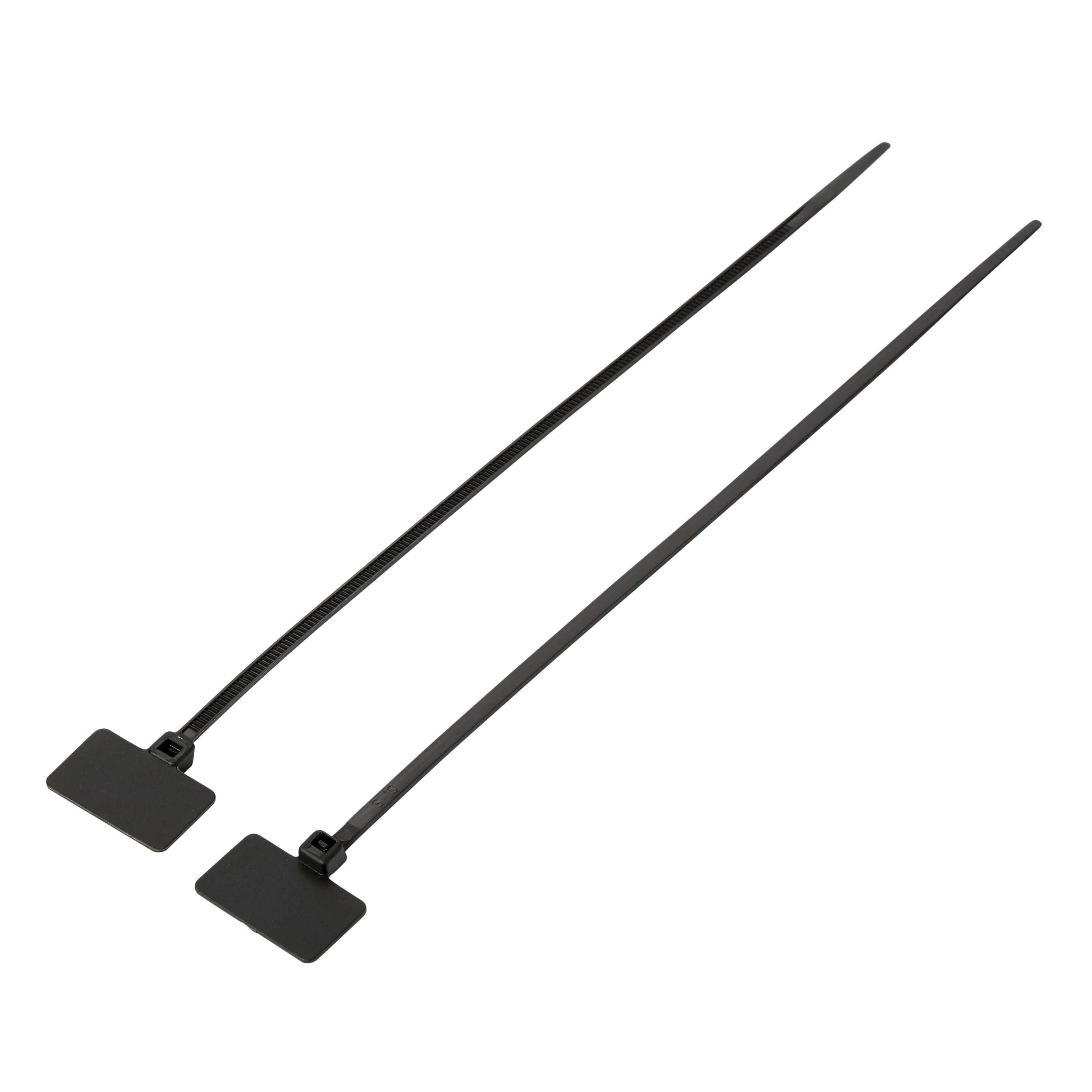 Opaska zaciskowa z tabliczką opisową 3.2 x 215 mm 25 szt. czarna LEXMAN - 3