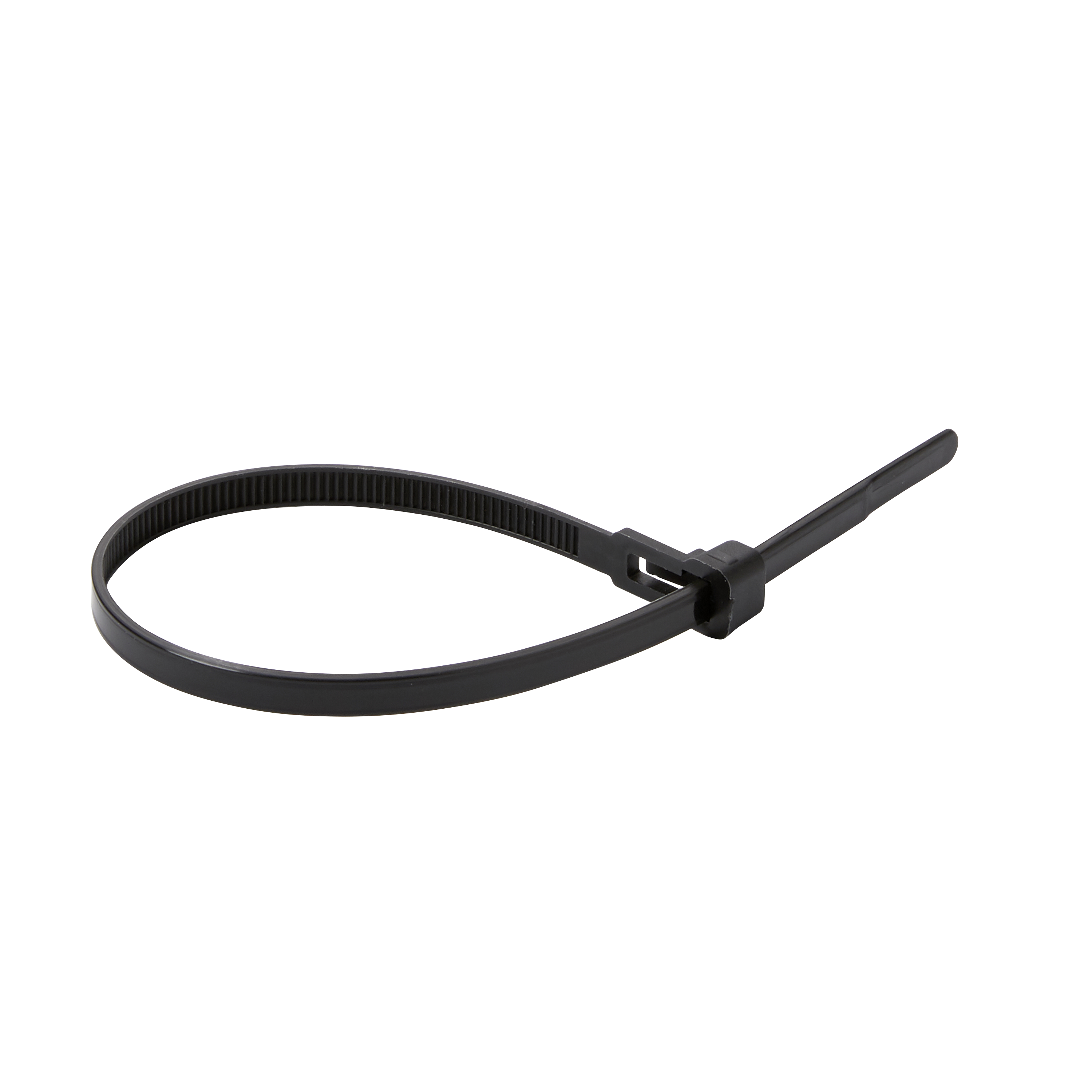 Opaska zaciskowa 4.6 x 200 mm 25 szt. czarny LEXMAN - 4