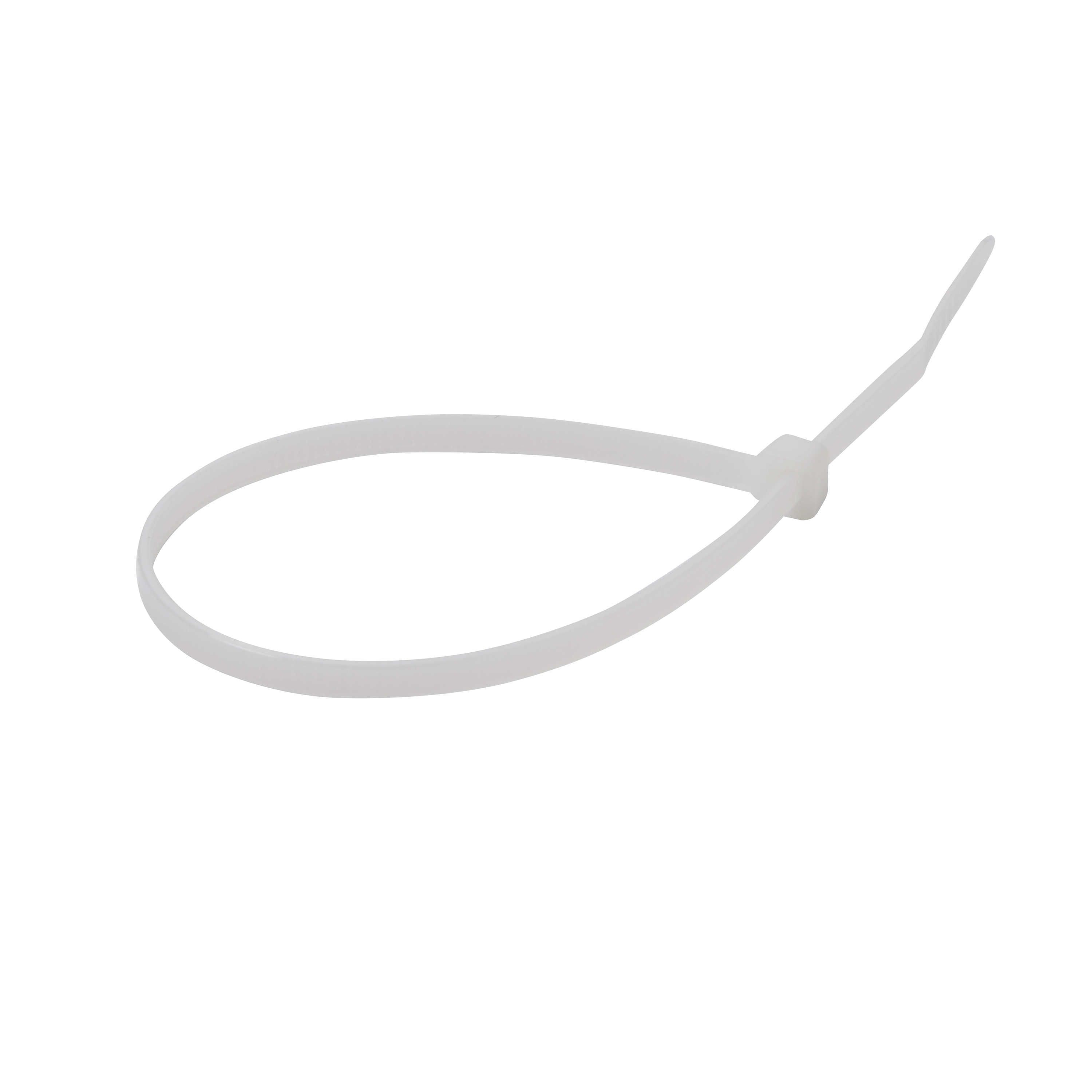 Opaska zaciskowa 3.5 x 200 mm 100 szt. biały LEXMAN - 2