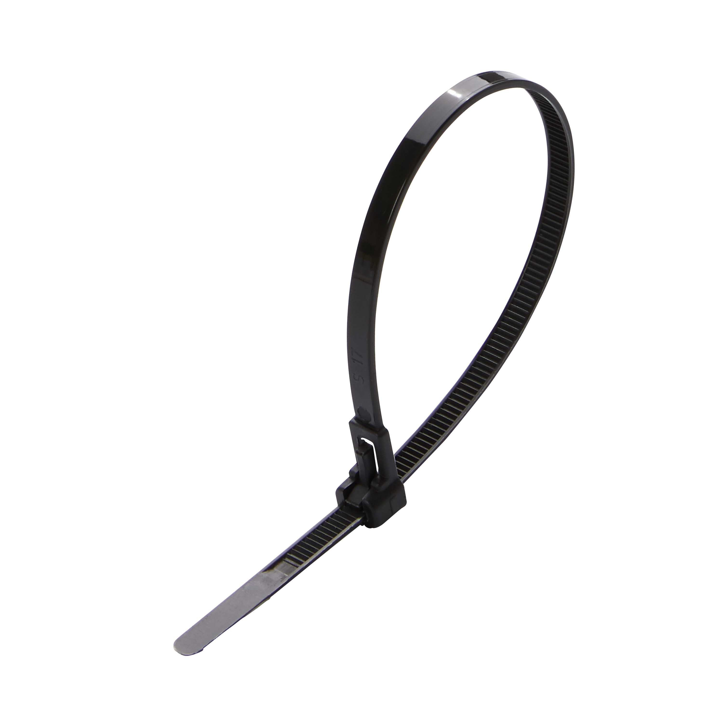 Opaska zaciskowa 4.6 x 200 mm 25 szt. czarny LEXMAN - 3