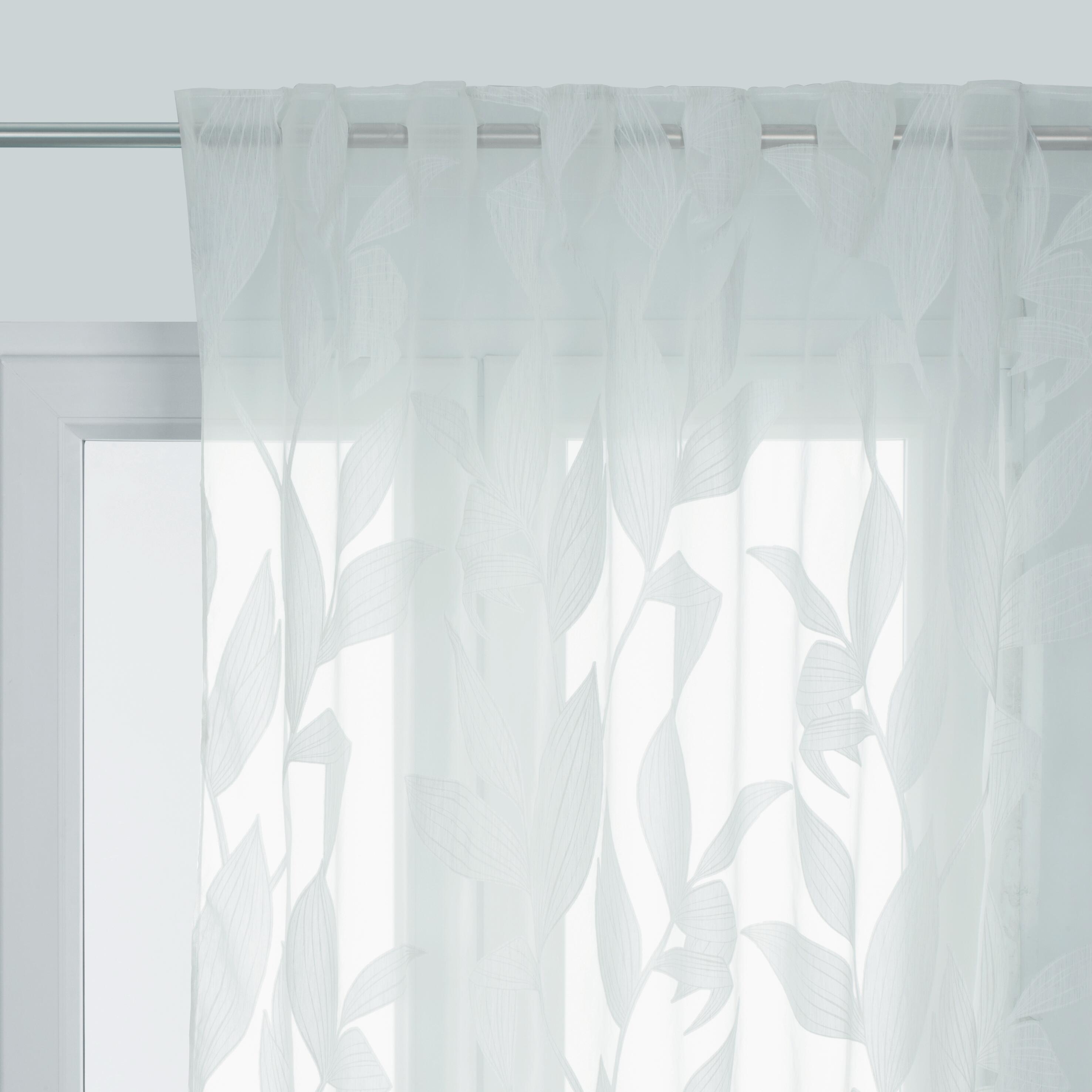 Tenda Carola beige, passanti nascosti 140x290 cm - 5