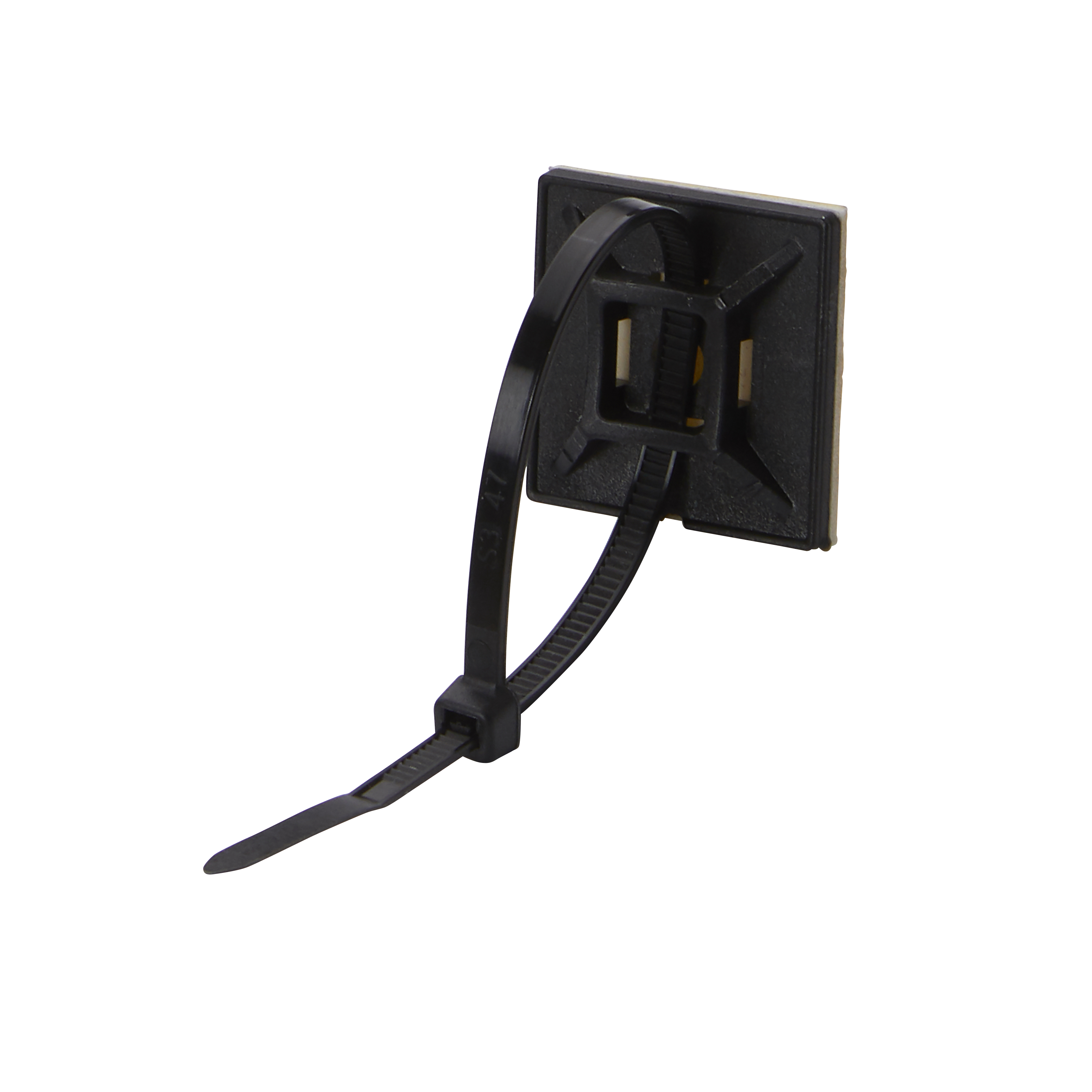 BASE ADHESIVA PARA BRIDA NEGRA (25 UDS) - 2