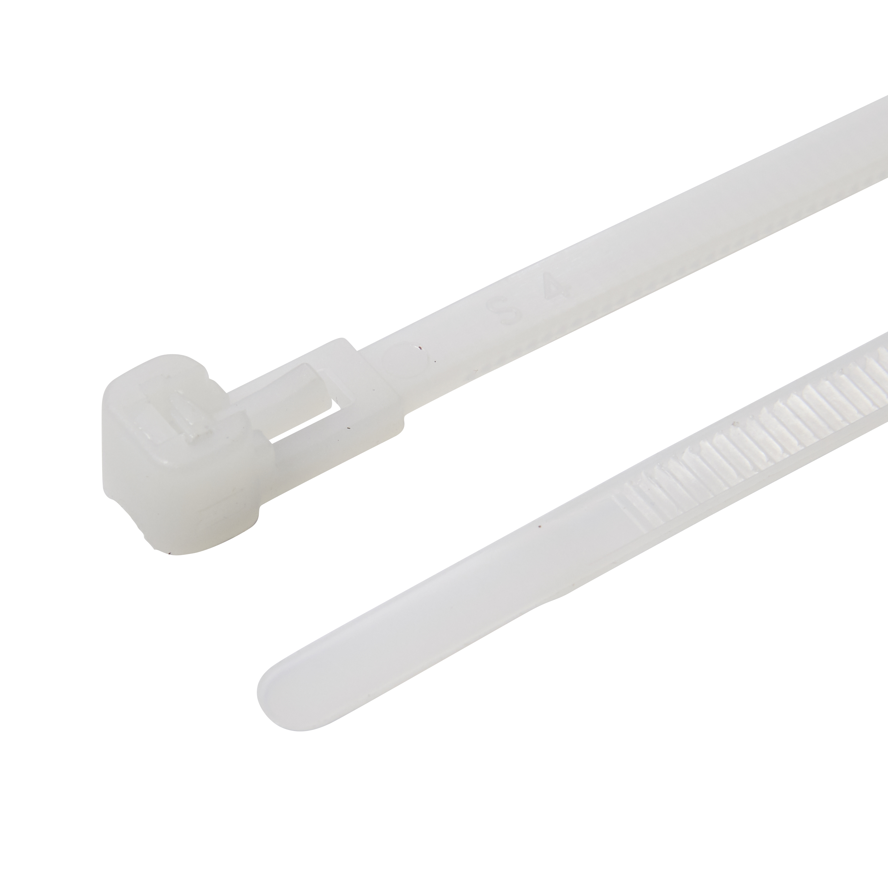 25 bridas reutilizables blancas LEXMAN - 3