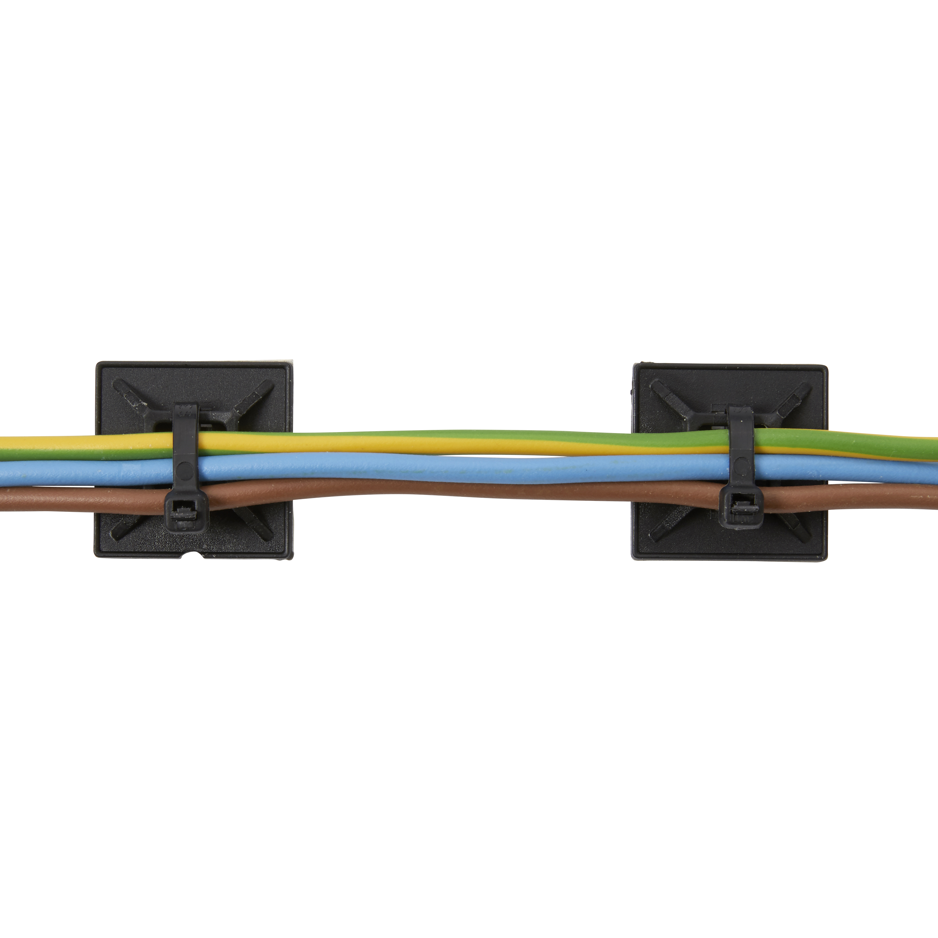 BASE ADHESIVA PARA BRIDA NEGRA (25 UDS) - 3