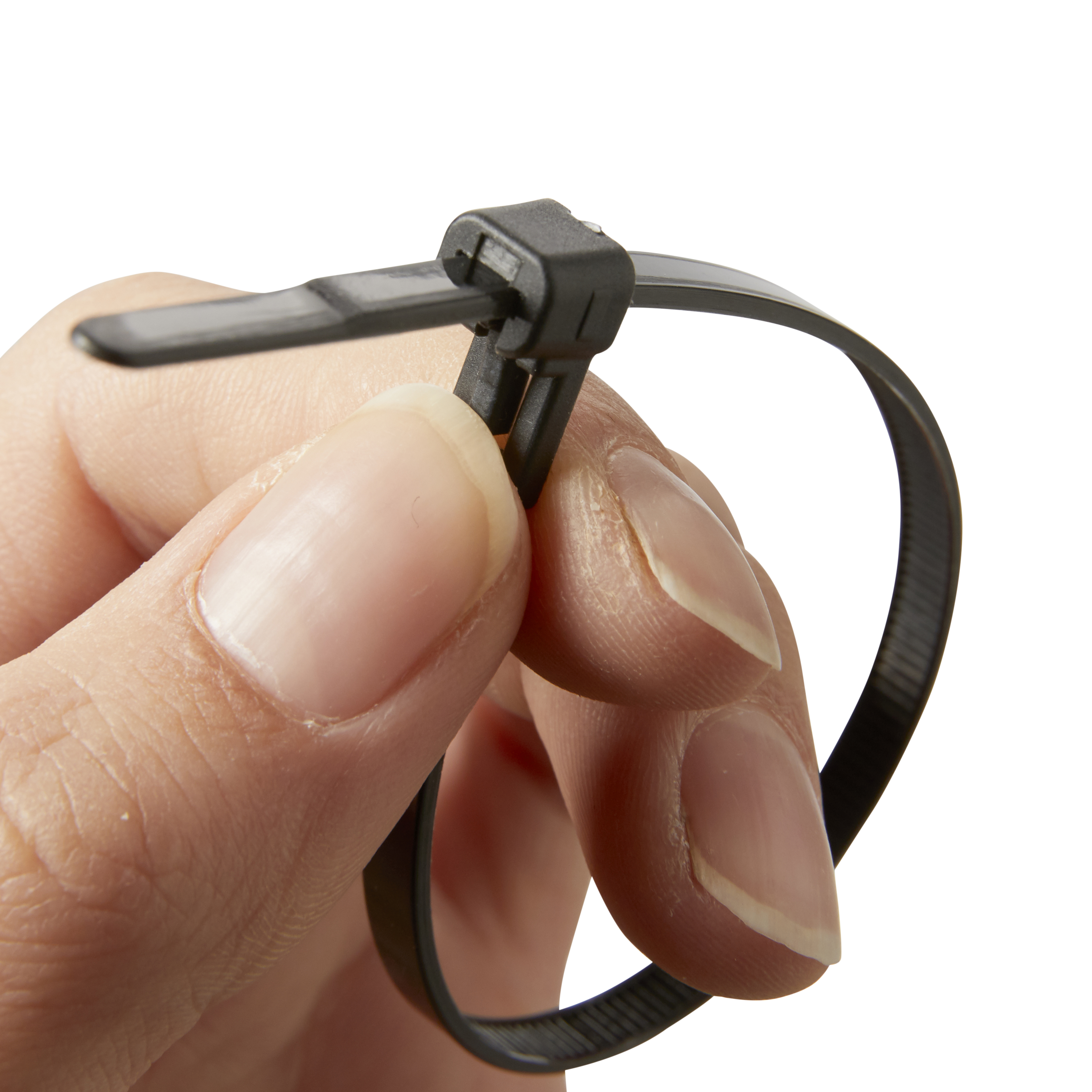 Opaska zaciskowa 4.6 x 200 mm 25 szt. czarny LEXMAN - 8