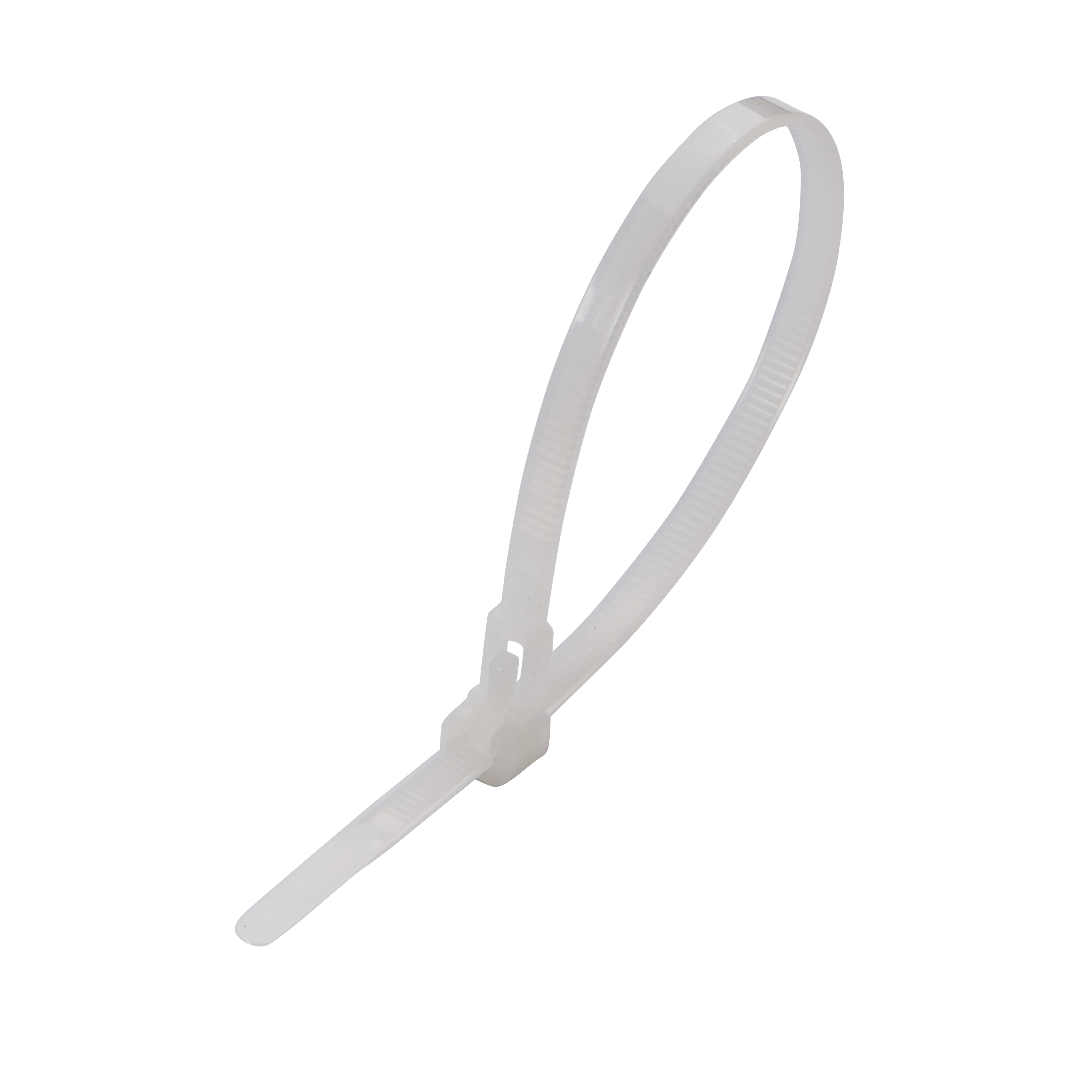 Opaska zaciskowa 4.6 x 200 mm 25 szt. biały LEXMAN - 4