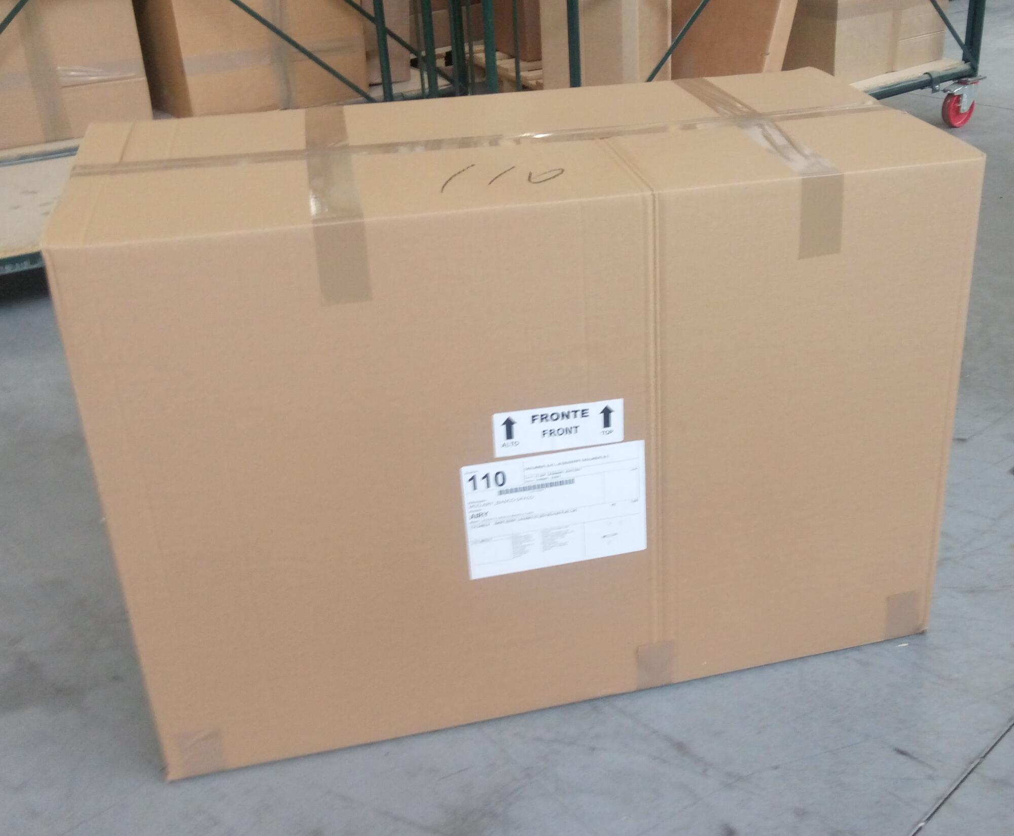 Mobile da bagno sospeso sotto lavabo Eklettica L 95 x H 50 x P 46 cm bianco, 2 cassetti - 2