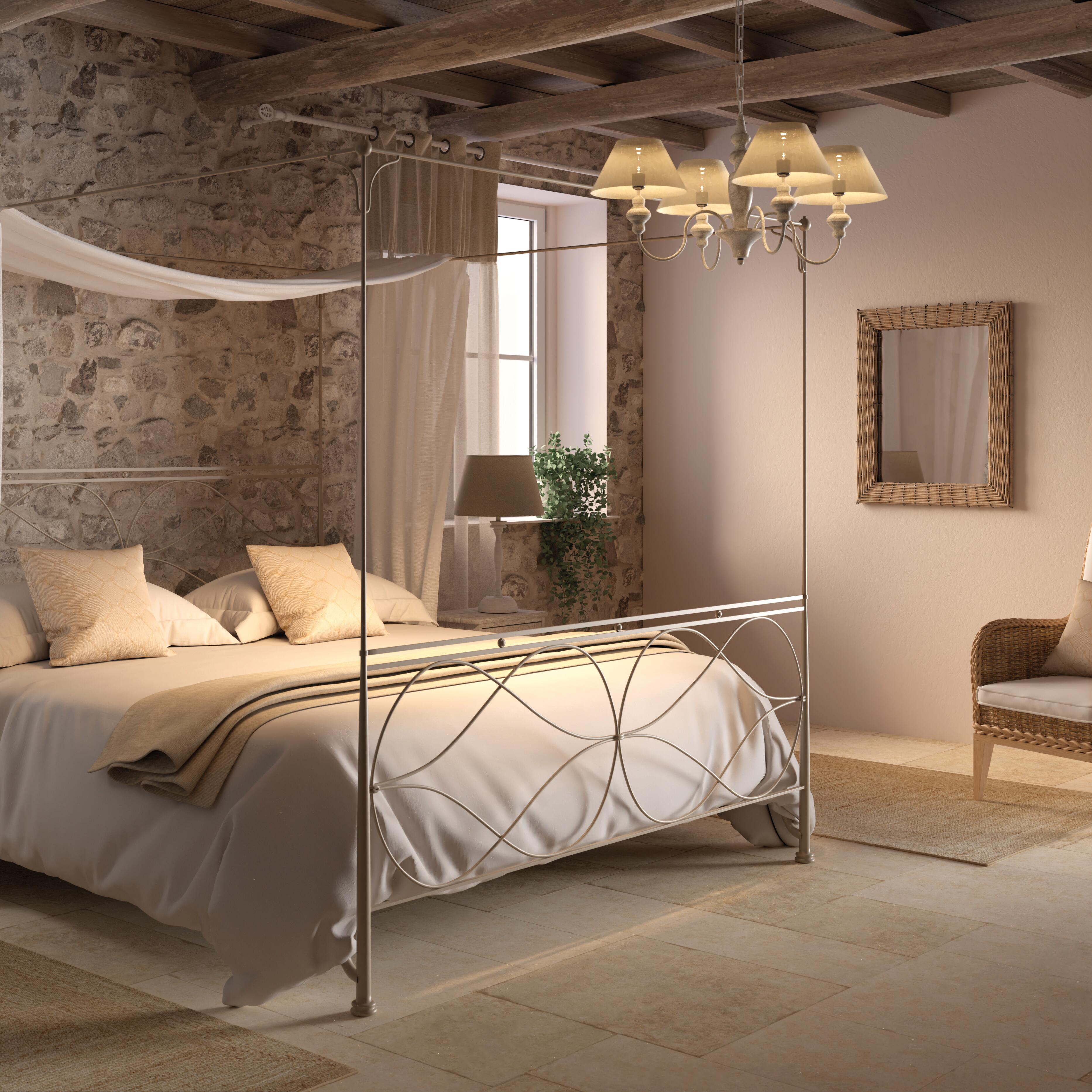 Tenda Alice ecrù, occhiello 140x290 cm - 4