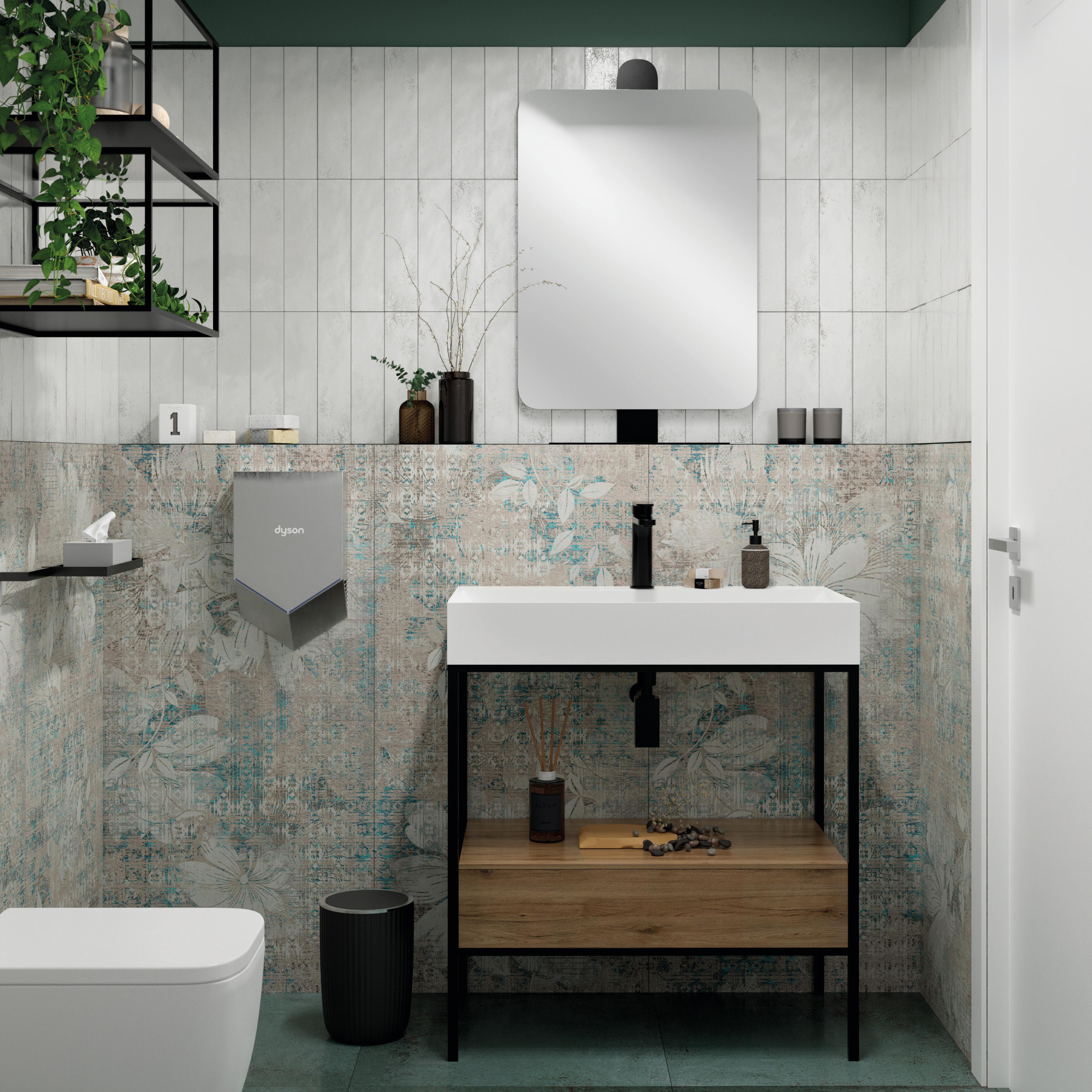 Rubinetto per lavabo ad incasso Icone nero cromato satinato SENSEA H 14.71 cm - 8