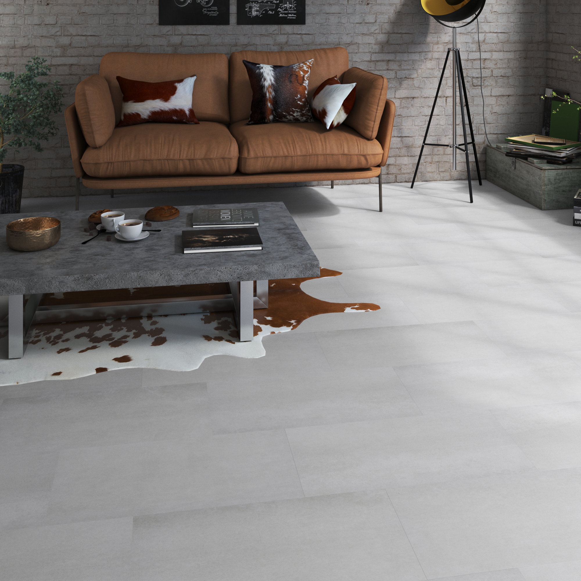 Dalle PVC adhésive medio ARTENS Shy concrete - 2