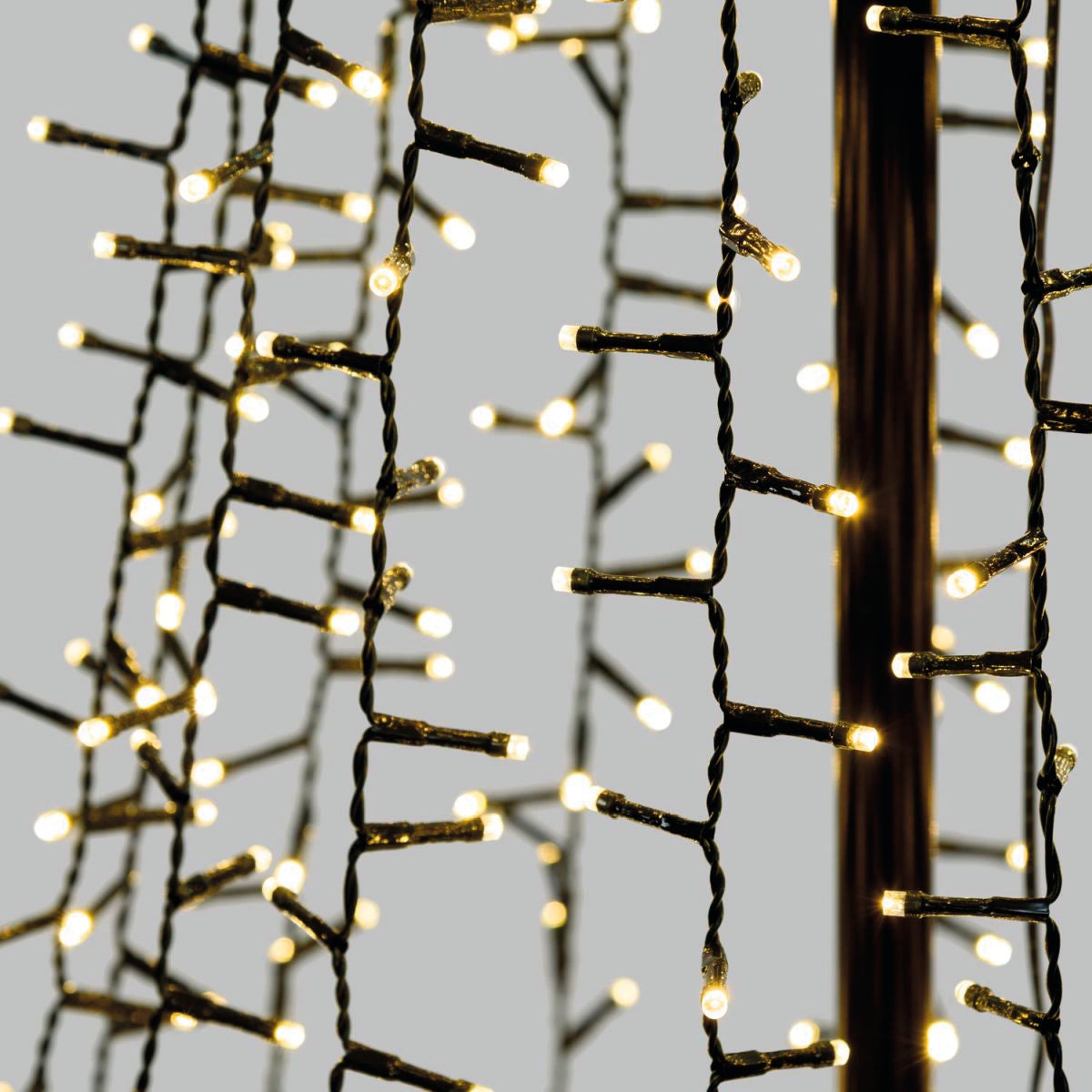 Albero luminoso Conic 1254 lampadine led bianco caldo L 1.2 m x H 200 cm - 6