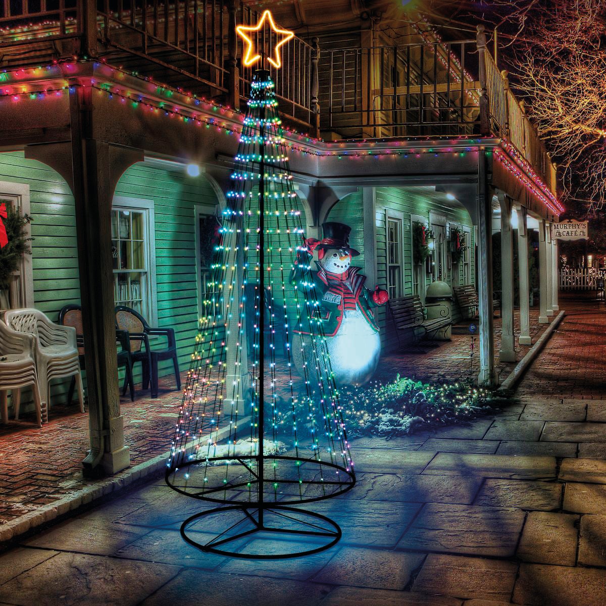 Boao 100 Lampadine In Plastica + 5 Stelle Per Albero Di Natale In Ceramica: Decora Il Tuo Albero Fai Da Te