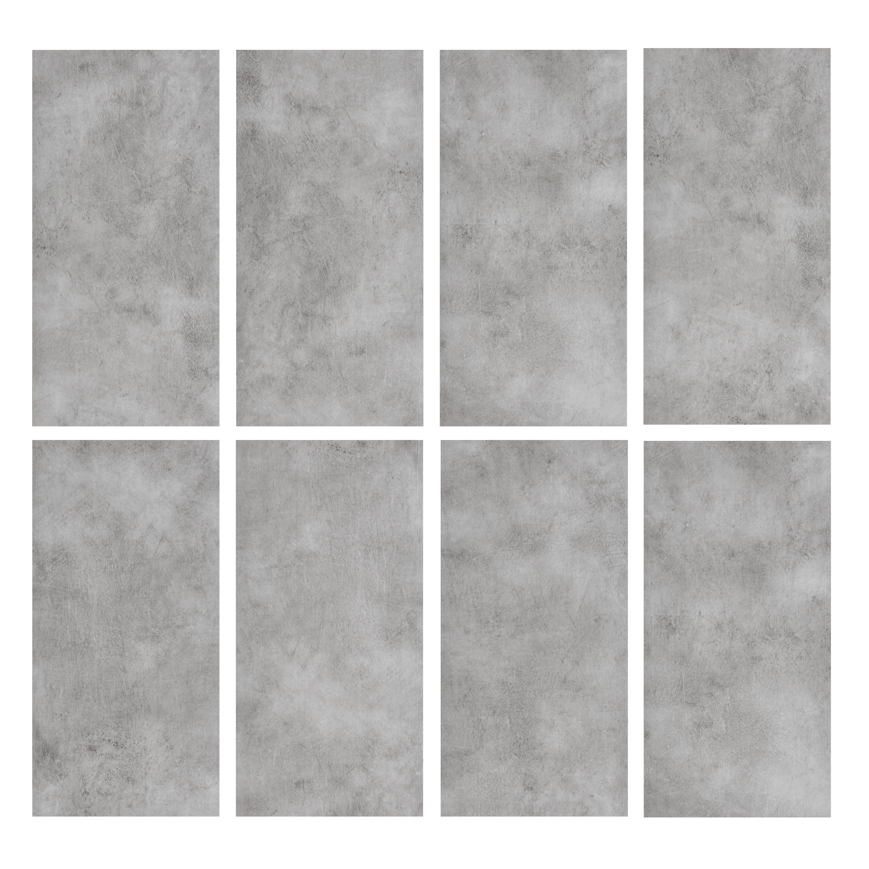 Pavimento vinílico mosaico PVC fita autoaderente Concrete medio Artens 1,5 mm CER510 - 3