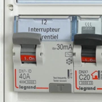 Test interrupteur différentiel Legrand
