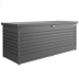 Coffre Jardin Métal 182x84x72 Cm - Anthracite, Étanche, Amortisseur Gaz
