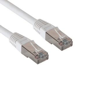 deleyCON 15m Câble Réseau Ethernet LAN Gigabit CAT.6 Câble RJ45 CAT6  Compatible avec CAT.5 CAT.5e CAT.6a Cat.7 - Blanc
