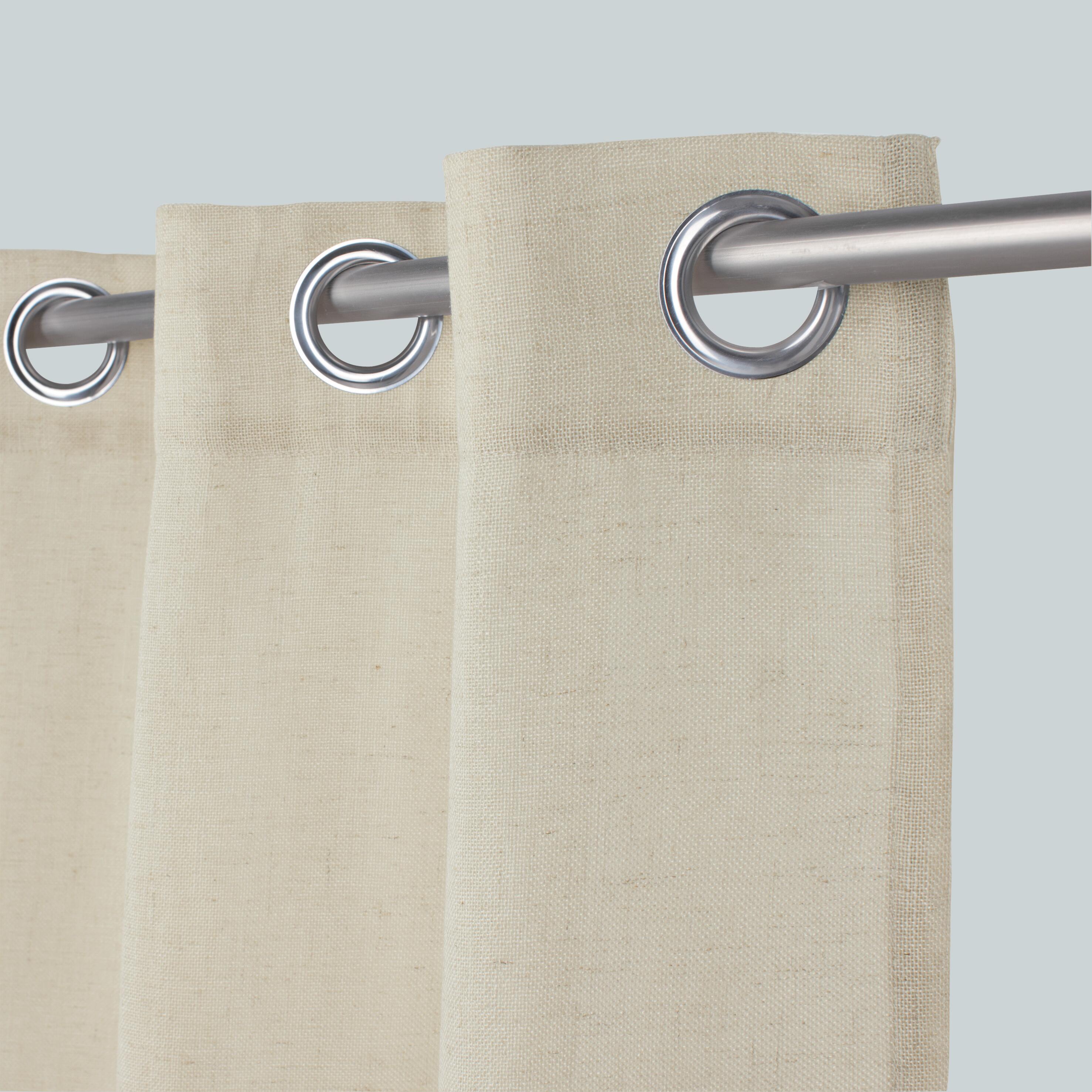 Tenda INSPIRE Charly beige, occhiello 140x280 cm - 5