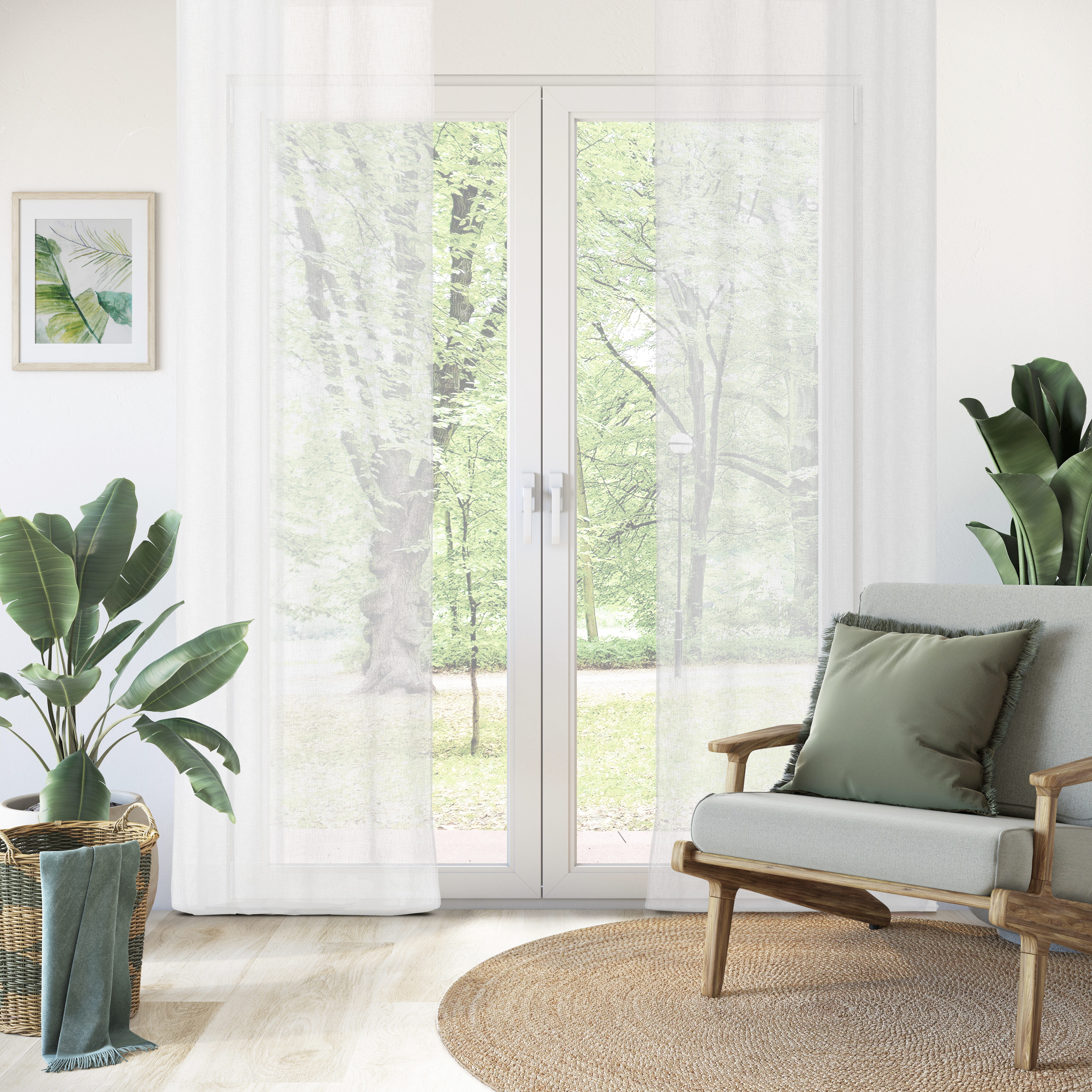 Yafa Home – Asta Per Tenda Singola Regolabile In Acciaio Bianco – 45,7-71,1 Cm – Ferramenta Inclusa