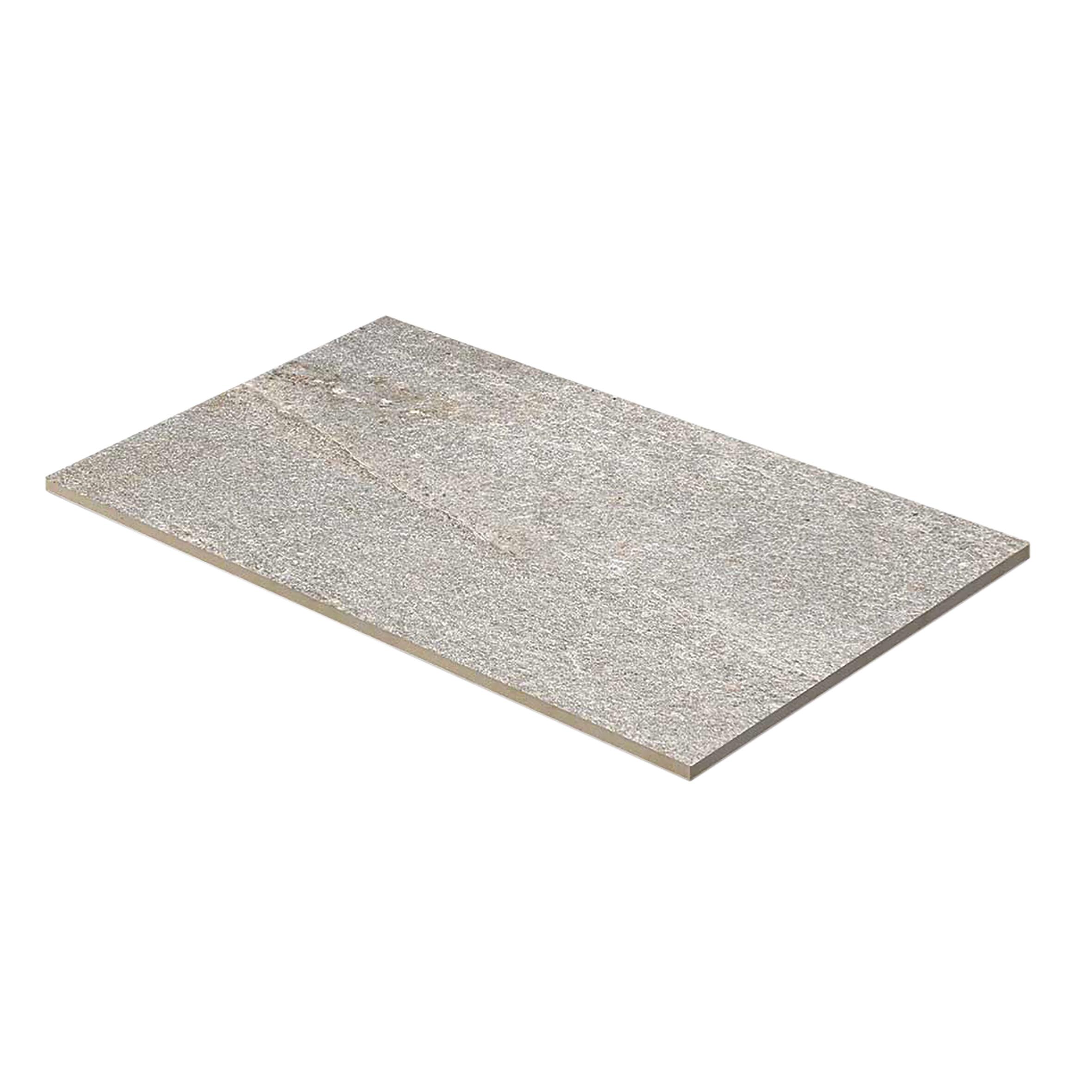 Lastra di cemento Etna in gres naturale grigio L 80 x L 40 cm, spessore 20 mm - 13