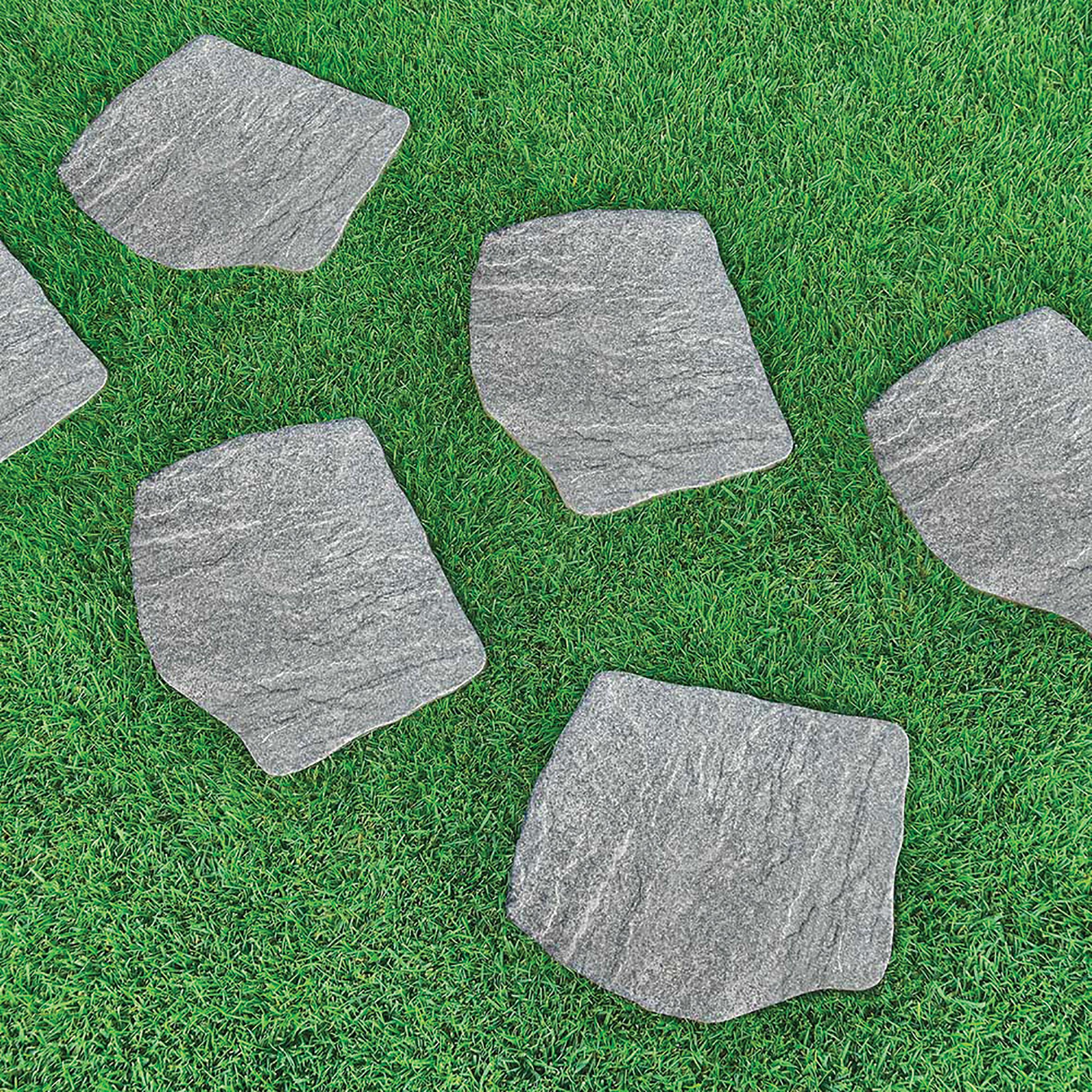 Lastra di cemento Grigioni in gres naturale grigio L 36 x L 42 cm, spessore 20 mm - 3