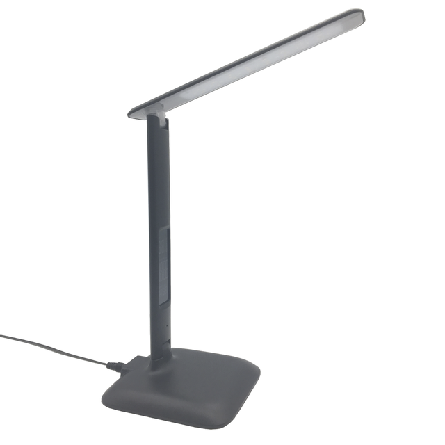 Flexo para escritorio táctil LED Alex INSPIRE con estructura negra CCT 3000K-6500K alimentación a red