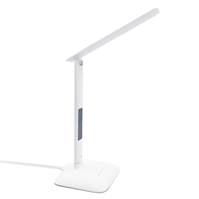 Flexo para escritorio táctil LED Alex INSPIRE con estructura blanca CCT 3000K-6500K alimentación a red