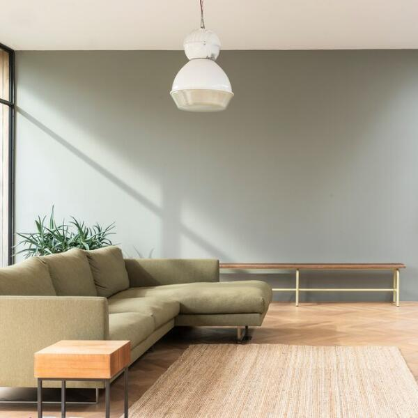 Peinture murale couleur vert pâle Douceur de l'Aube peinture tendance Dulux Valentine, gamme Crème de Couleur, peinture couleur salon vert pastel - 5