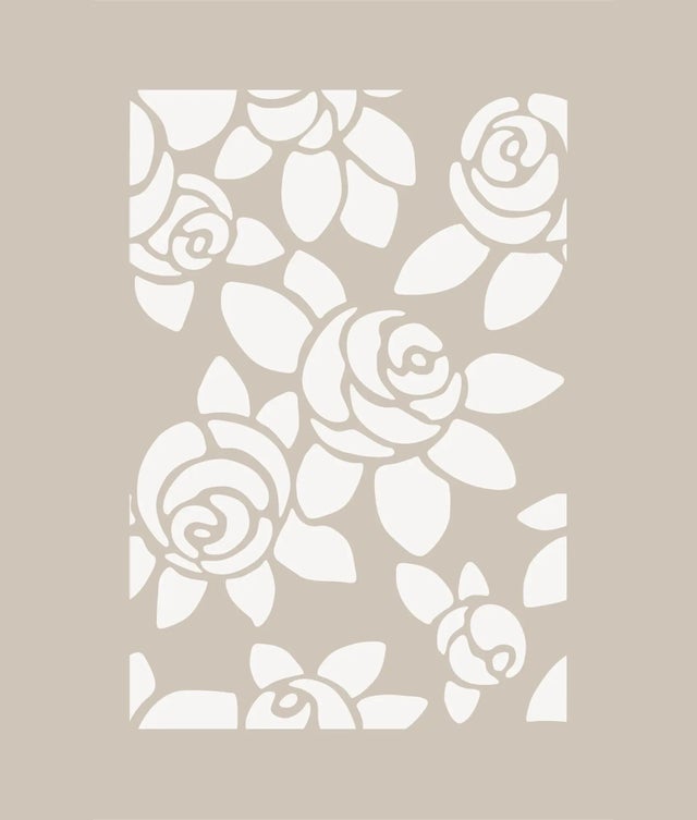 Stencil tema geometrico Rose 40 x 60 cm