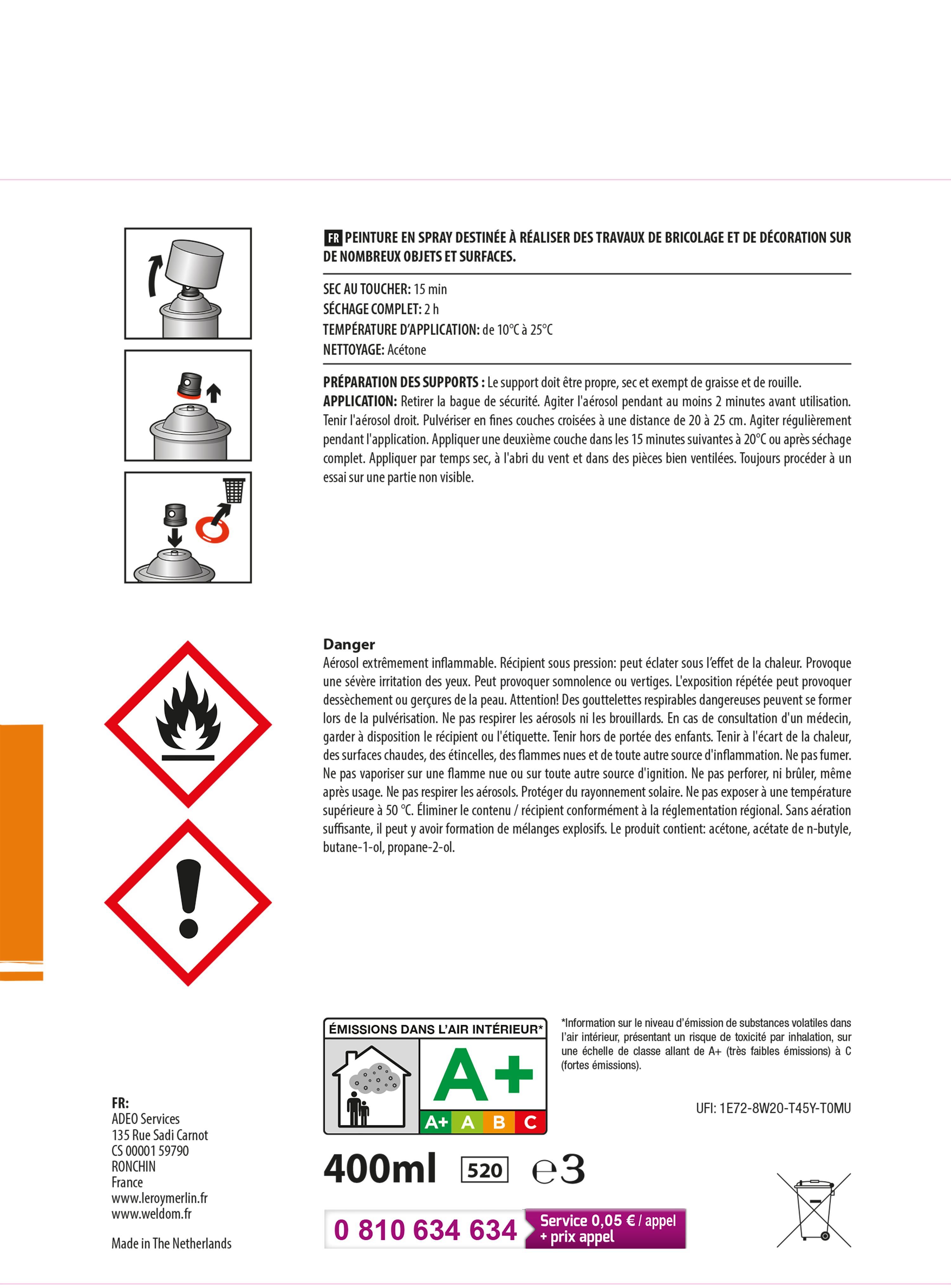 gris anthracite brillant 400 ml - 3