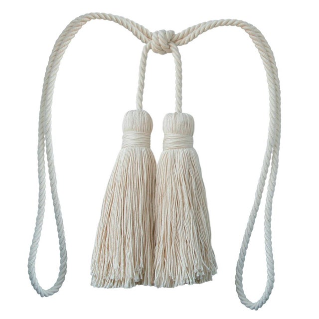 Embrasse fermatenda Natural cotone L 25 cm