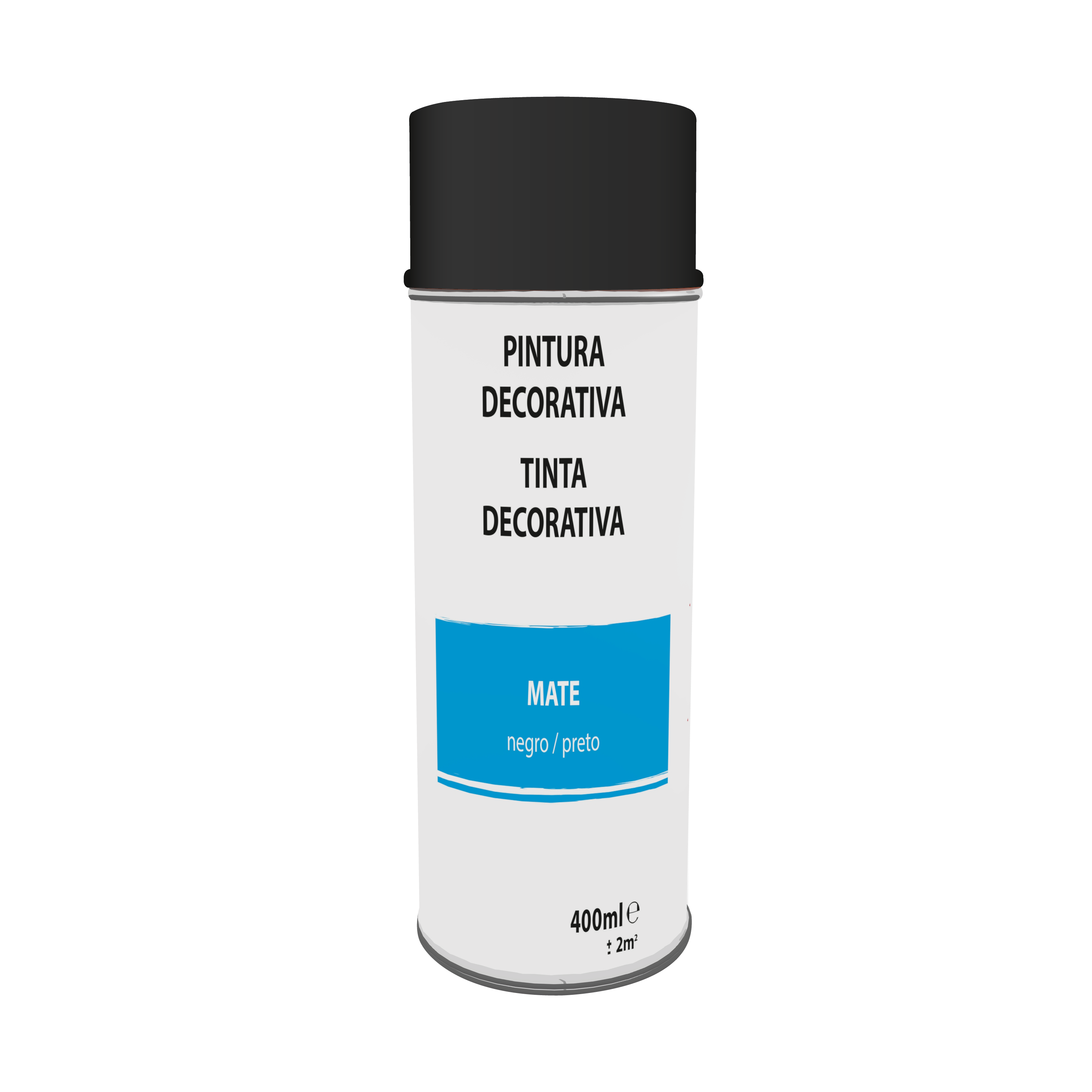 Spray multisuperficies Luxens mate 400ml preto - 2