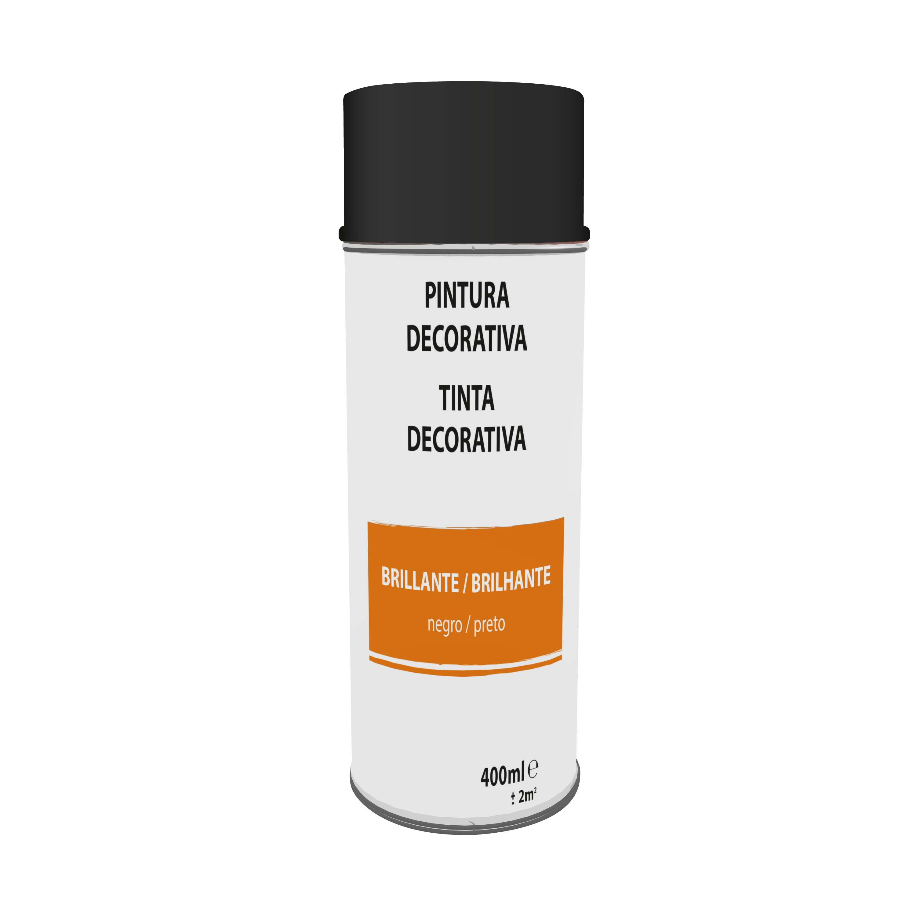 Spray multisuperficies Luxens brilhante 400ml preto - 2