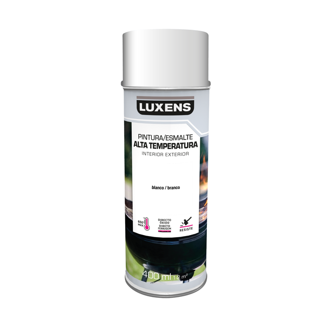 Spray alta temperatura 650º Luxens 400ml branco