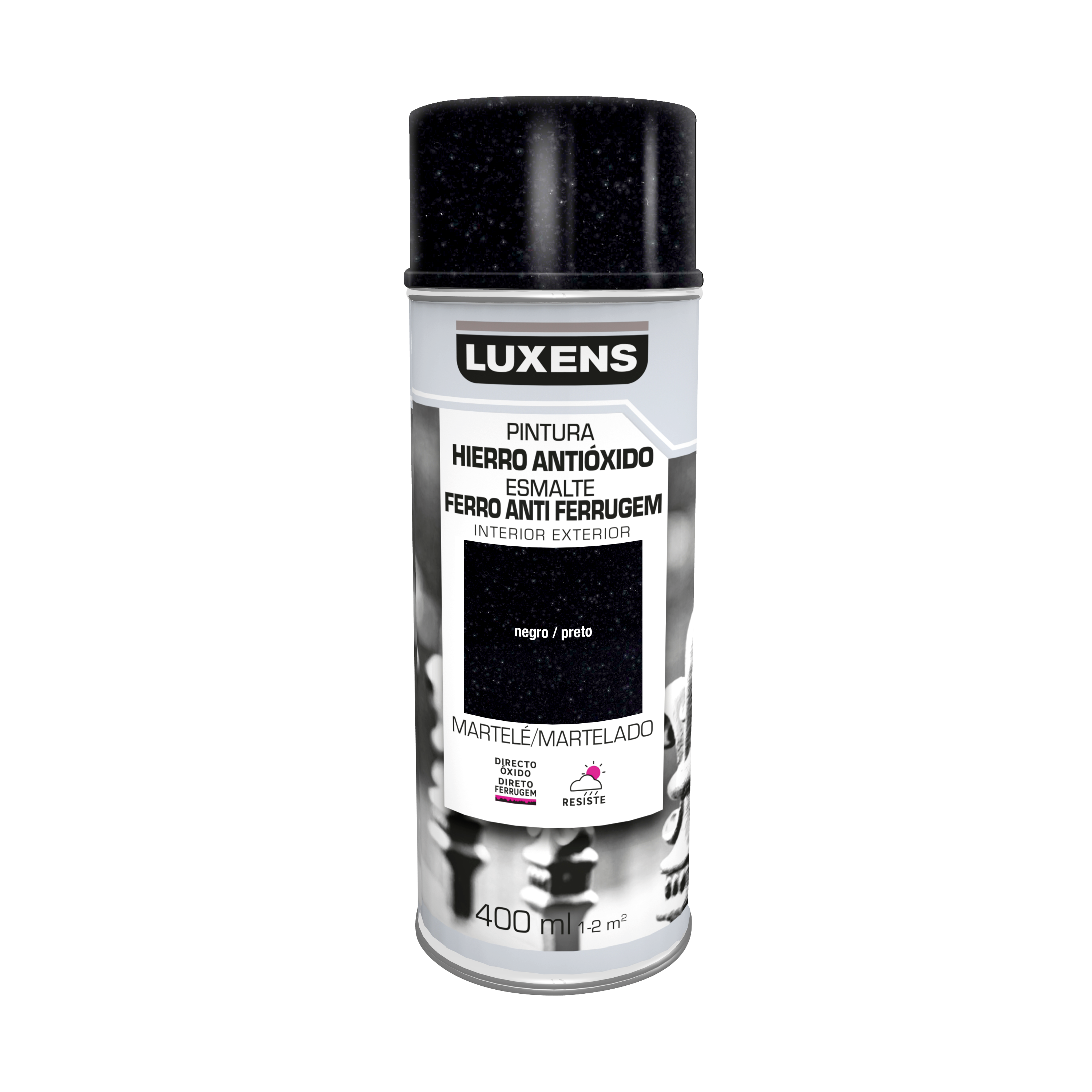 Spray antioxido martele LUXENS 400ml negro - 2
