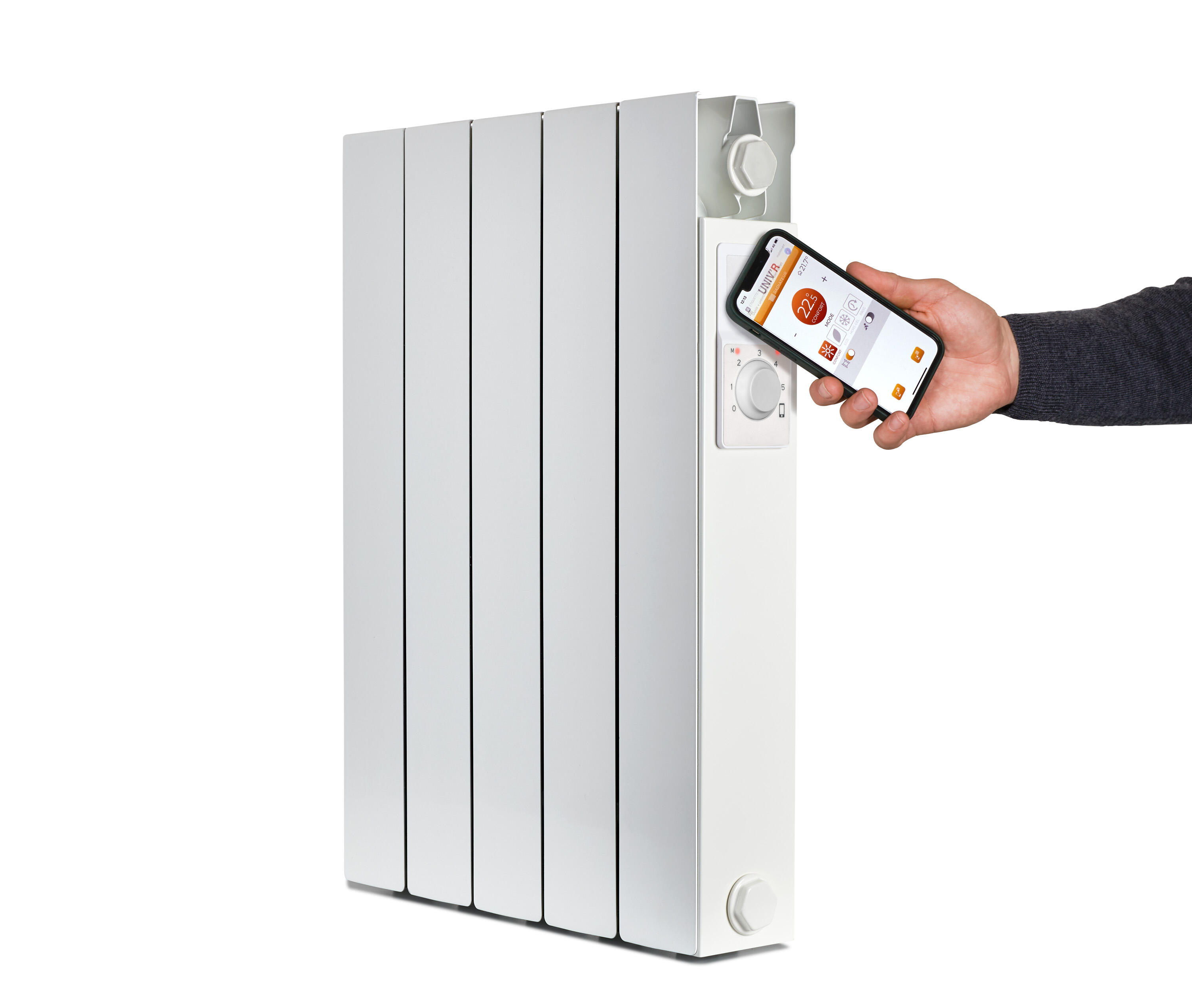 Radiateur aluminium electrique a inertie fluide 1000w - Expédition 24/48h
