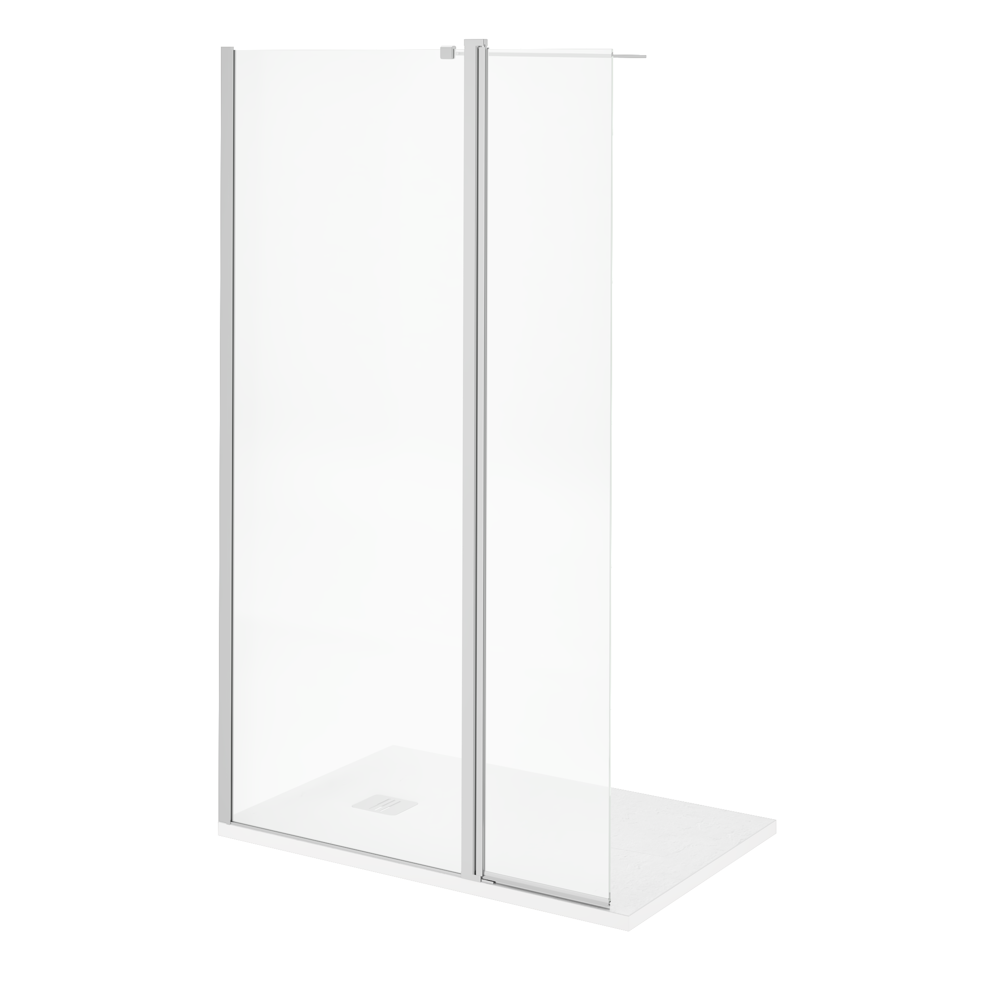 Kabina Walk-in Remix 80x200 transparentna profil chromowany Sensea - 24