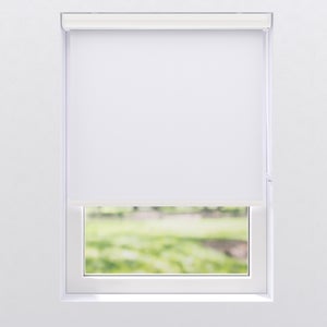 Store Enrouleur Occultant Estoralis Dracarys - Blanc, 150 X 175 Cm - Protection Thermique & Intimité