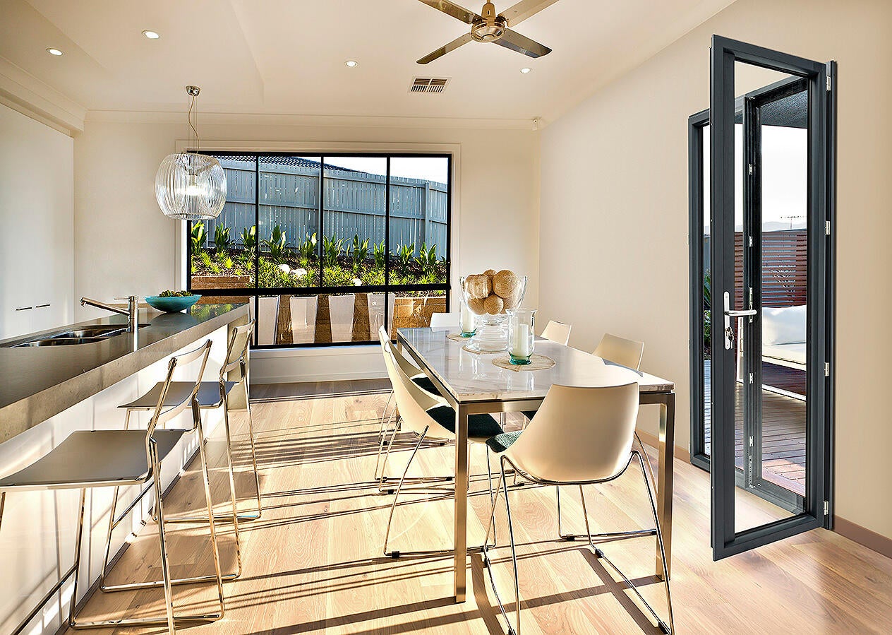 Porte fenêtre alu Essentiel H.205xl.100cm 2 vantaux gris anthracite - 2