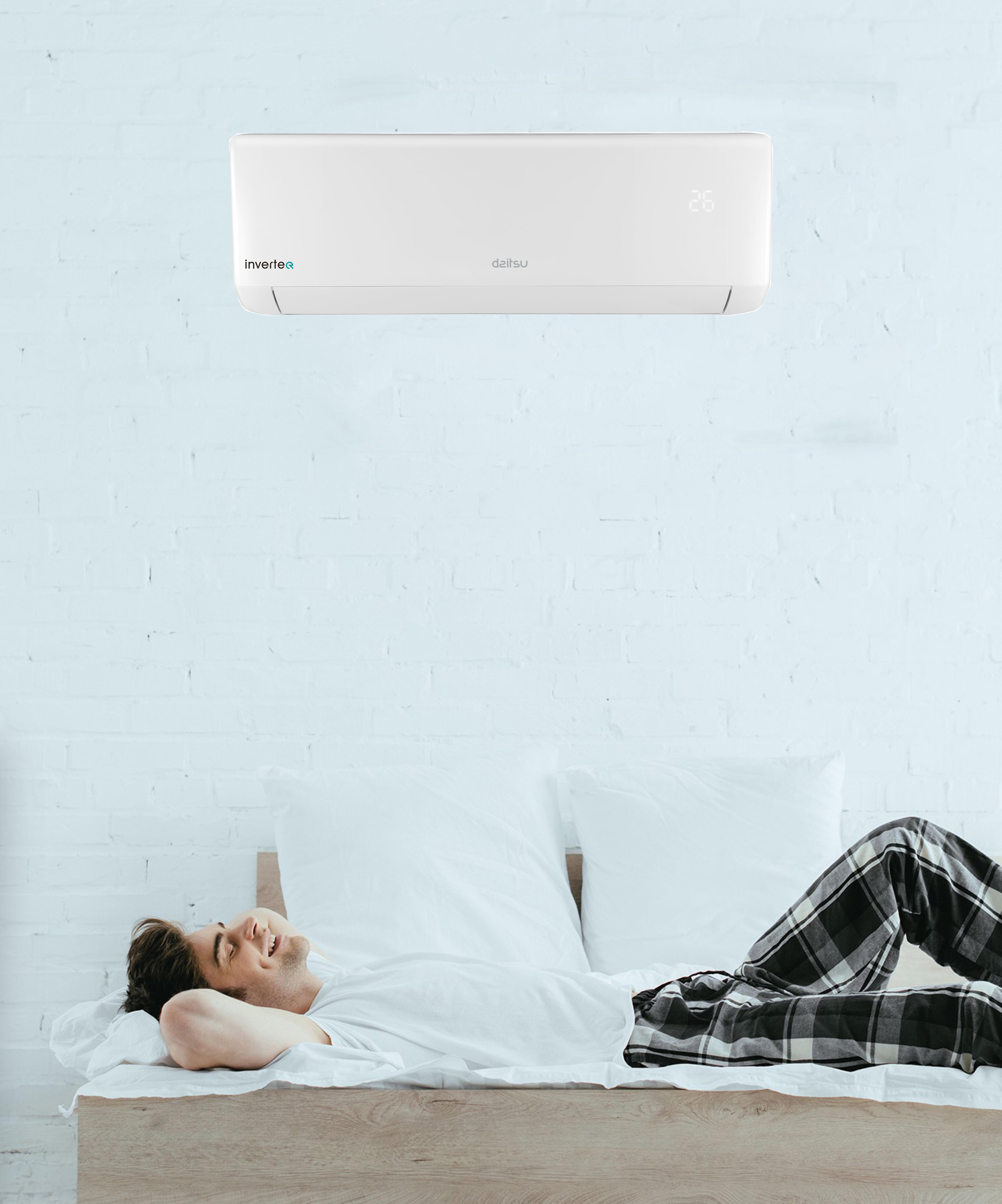 Kit mono-split 2.5Kw WIFI intégré - DAITSU - 3