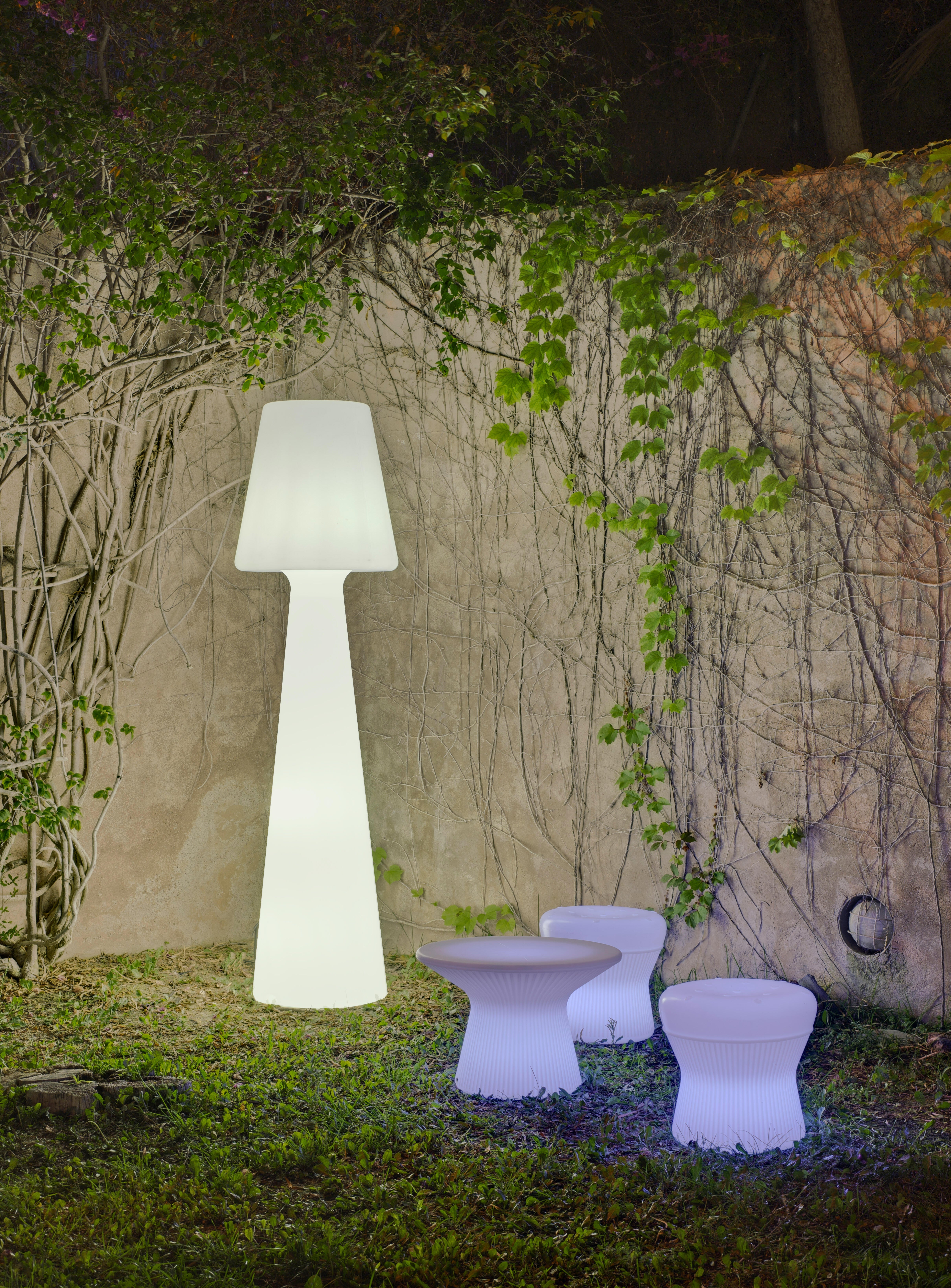 Lampada da terra LED LOLA 110 CAVO  bianco, luce bianco freddo 1600 lumen NEWGARDEN - 6