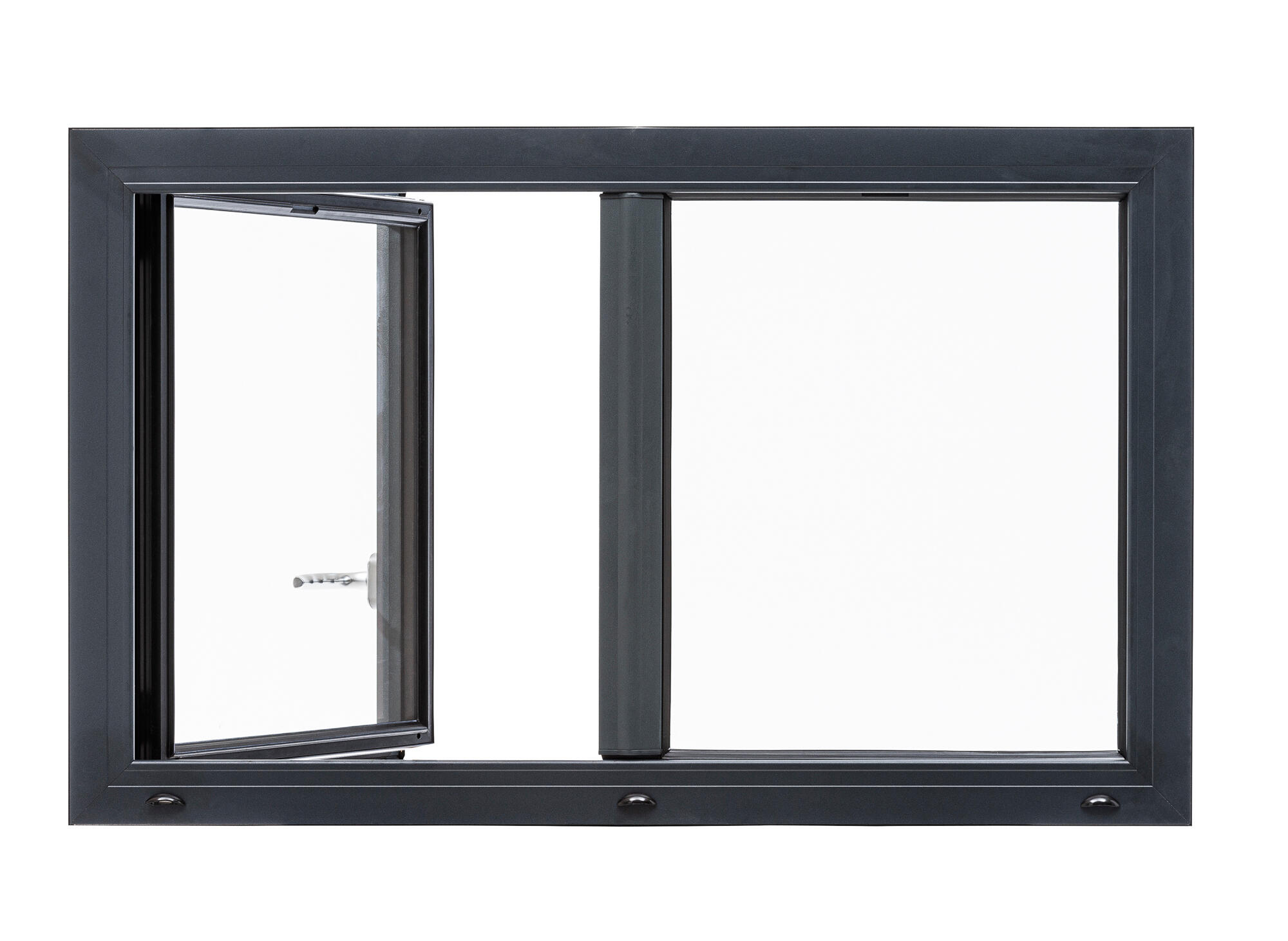 Fenêtre alu Essentiel H.75xl.100cm 2 vantaux gris anthracite - 8